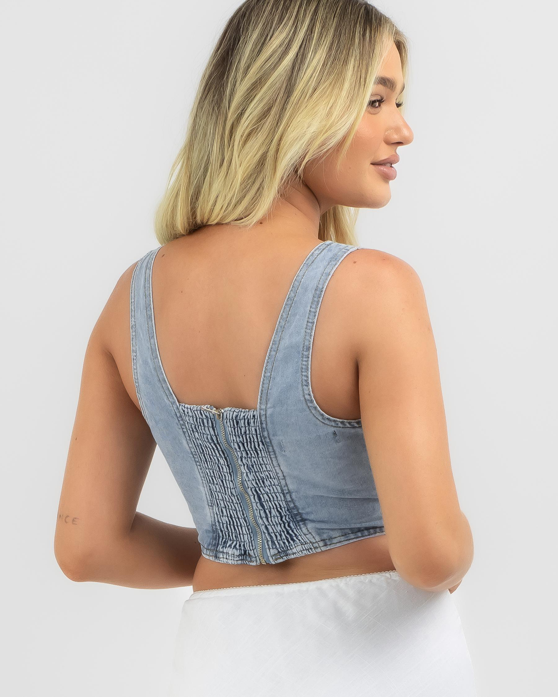 Margot Denim Top