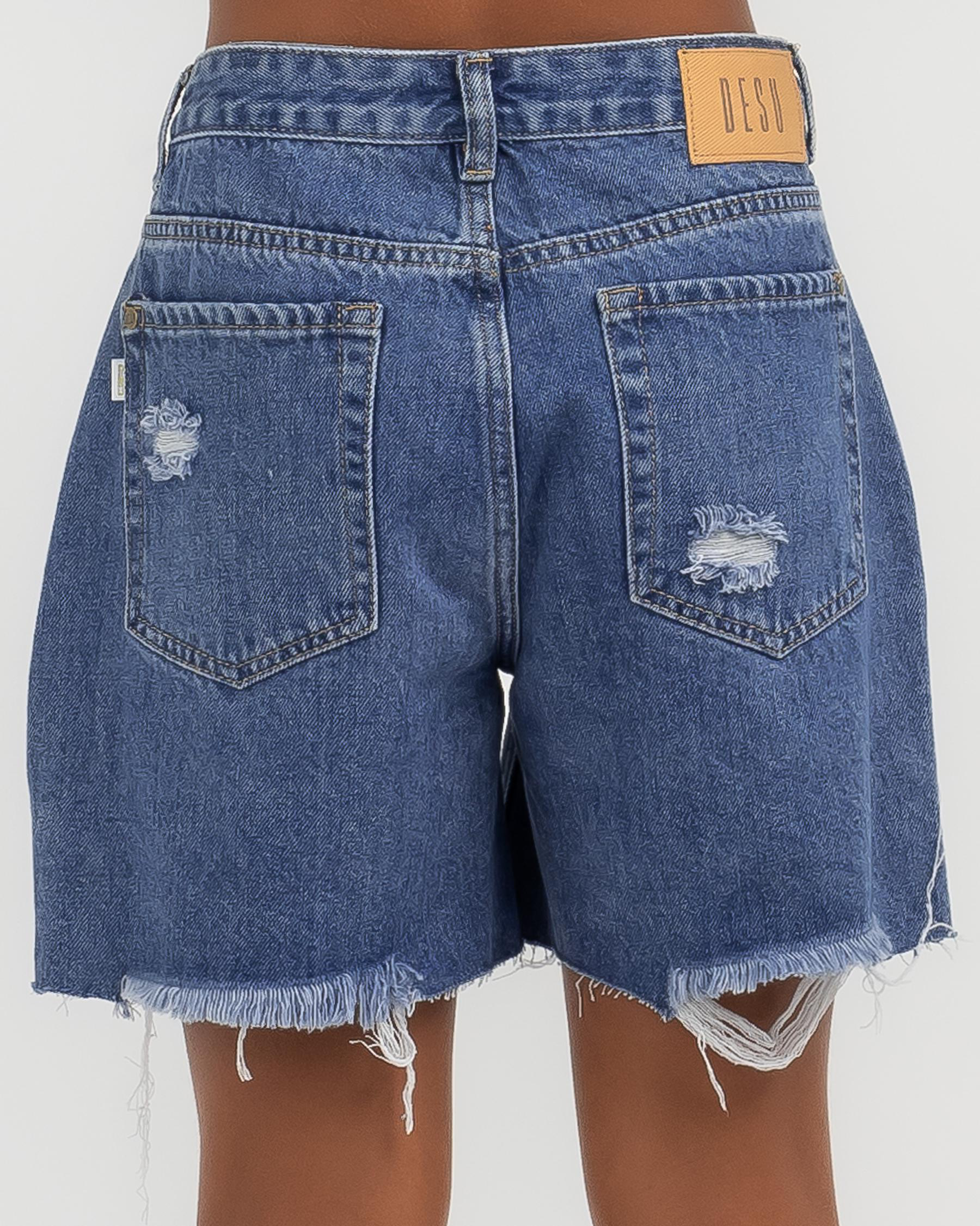 Maeve Boyfriend Denim Shorts