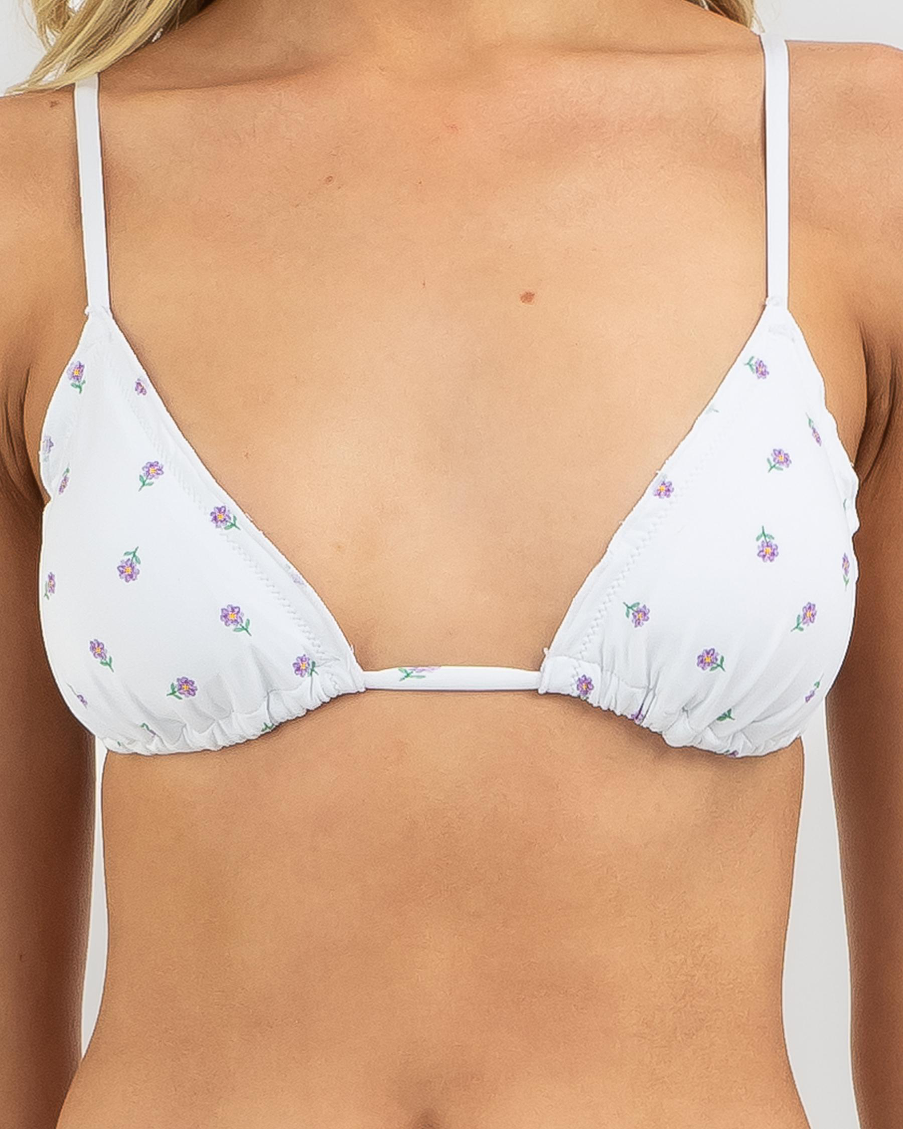 Margurite Triangle Bikini Top