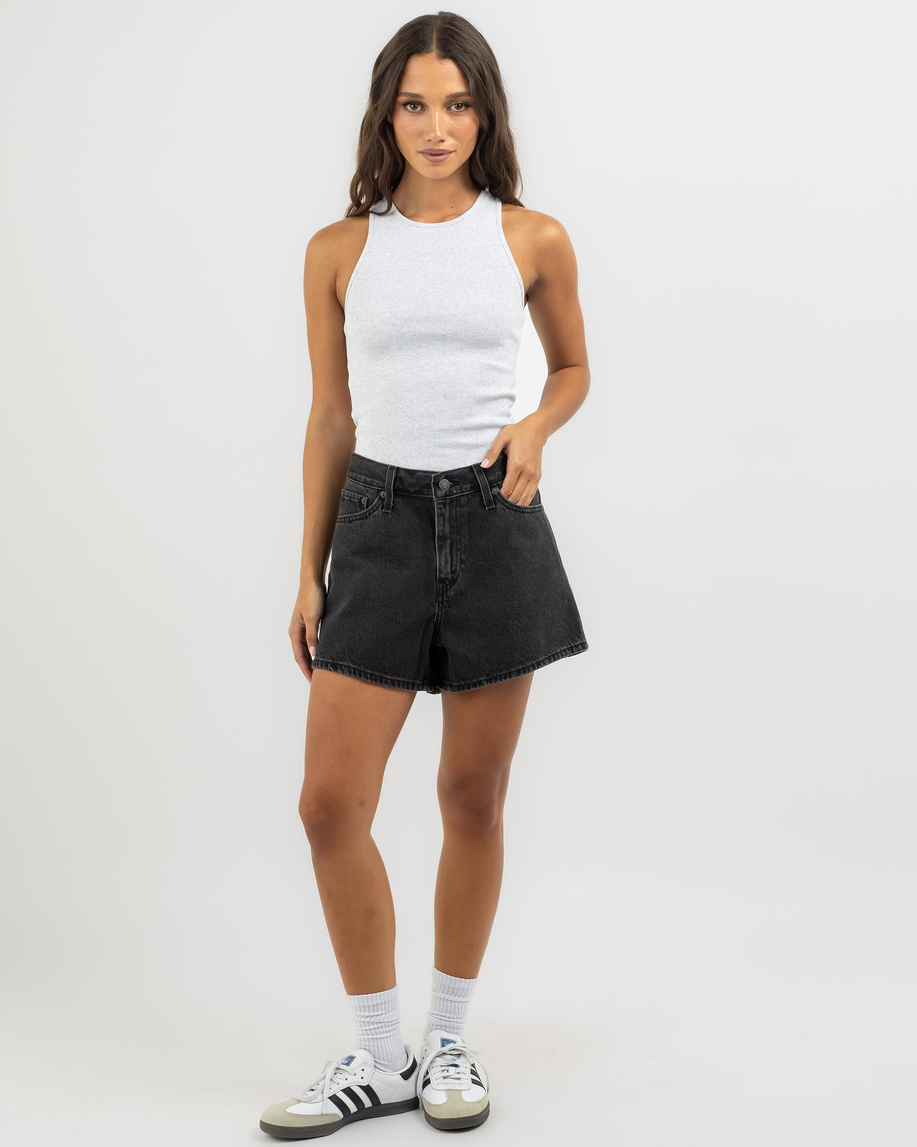 Sofia Basic Rib Crew Neck Tank