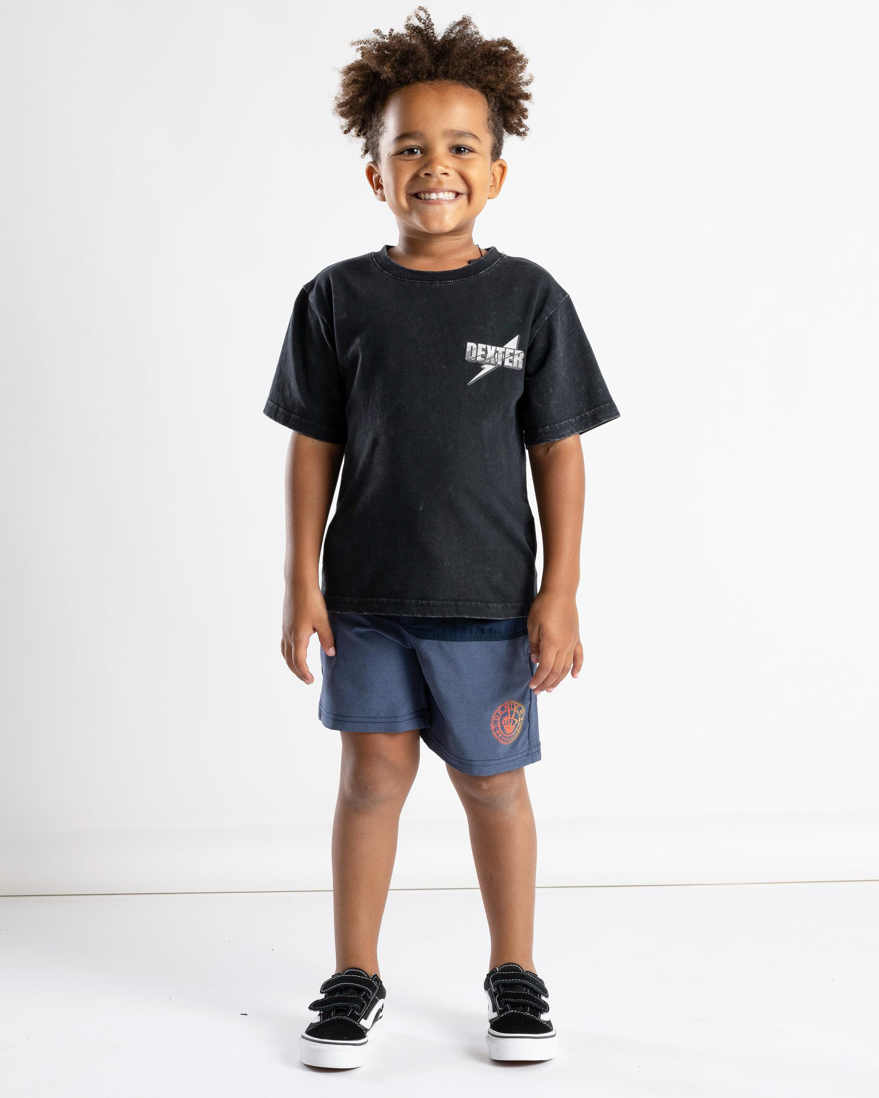 Split Elastic Waist Shorts