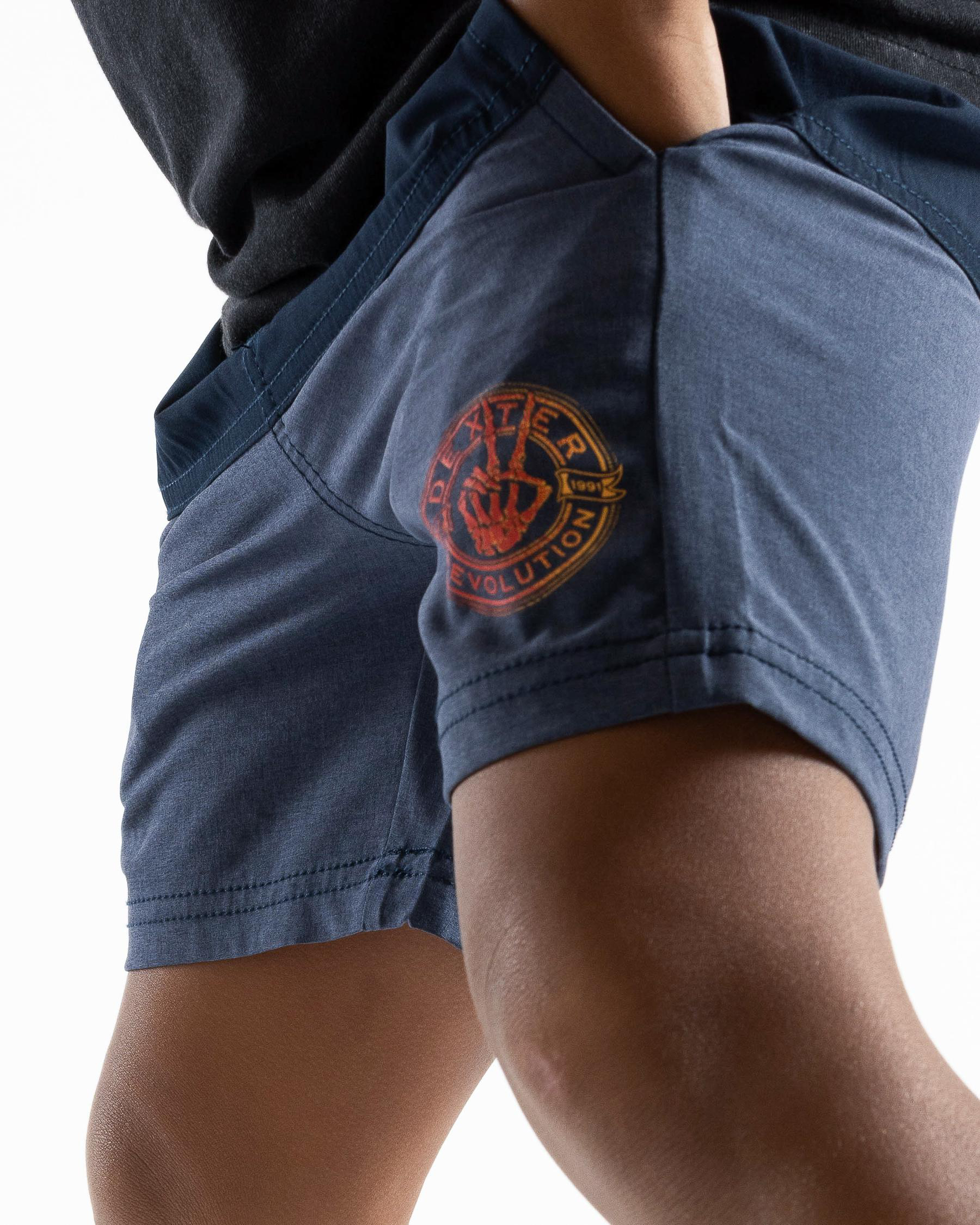 Split Elastic Waist Shorts