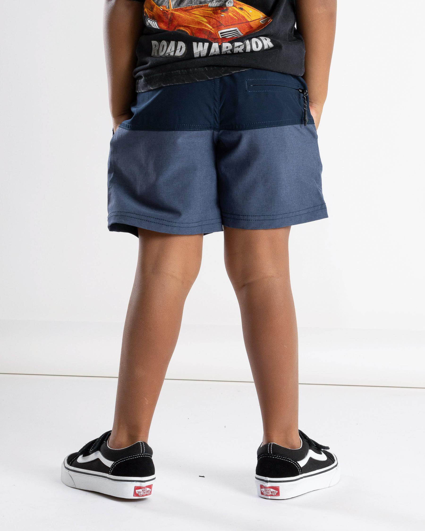 Split Elastic Waist Shorts