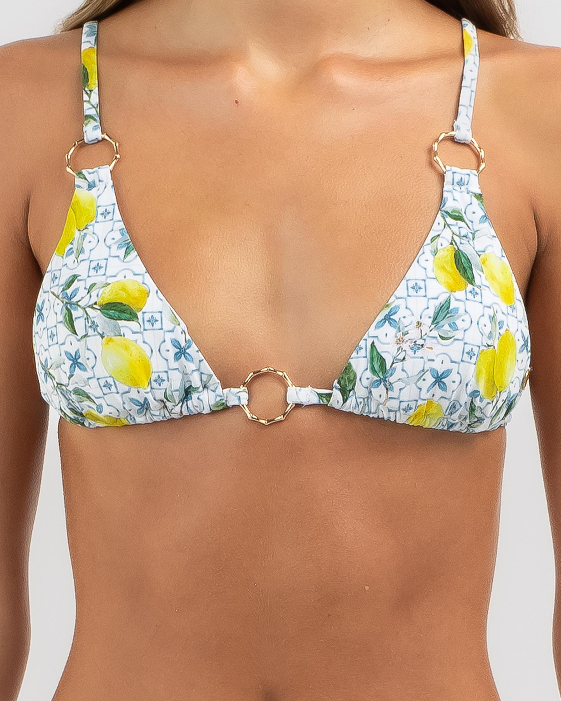 Zest Ring Triangle Bikini Top