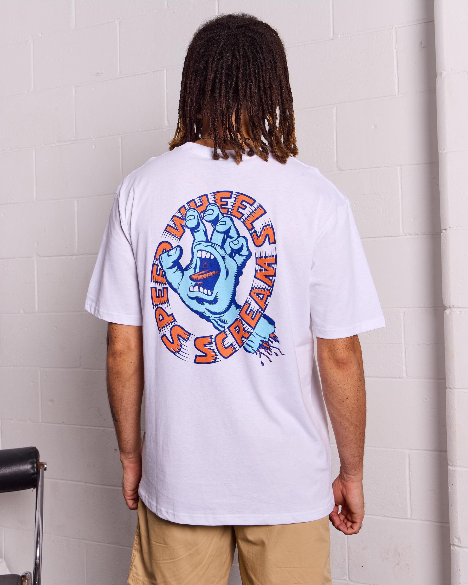 Screaming Hand Scream Strip Front T-Shirt