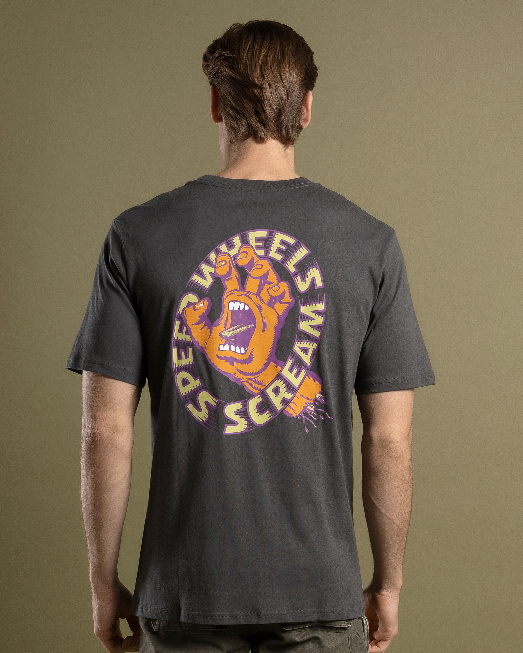 Screaming Hand Scream Strip Front T-Shirt