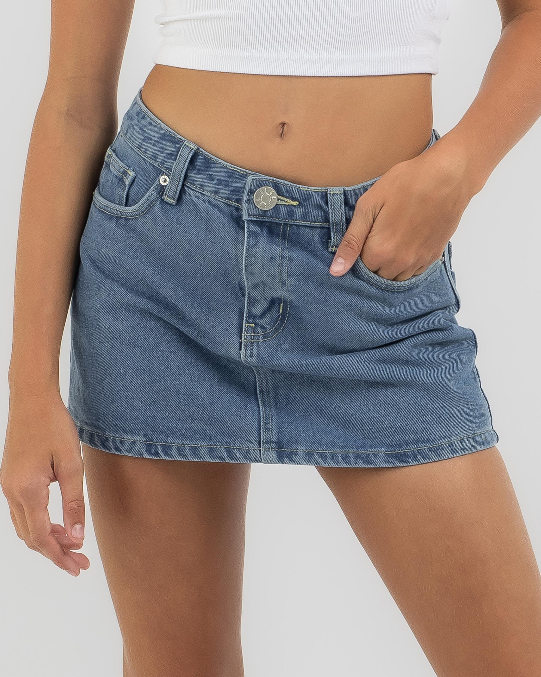 Allegra Denim Skort