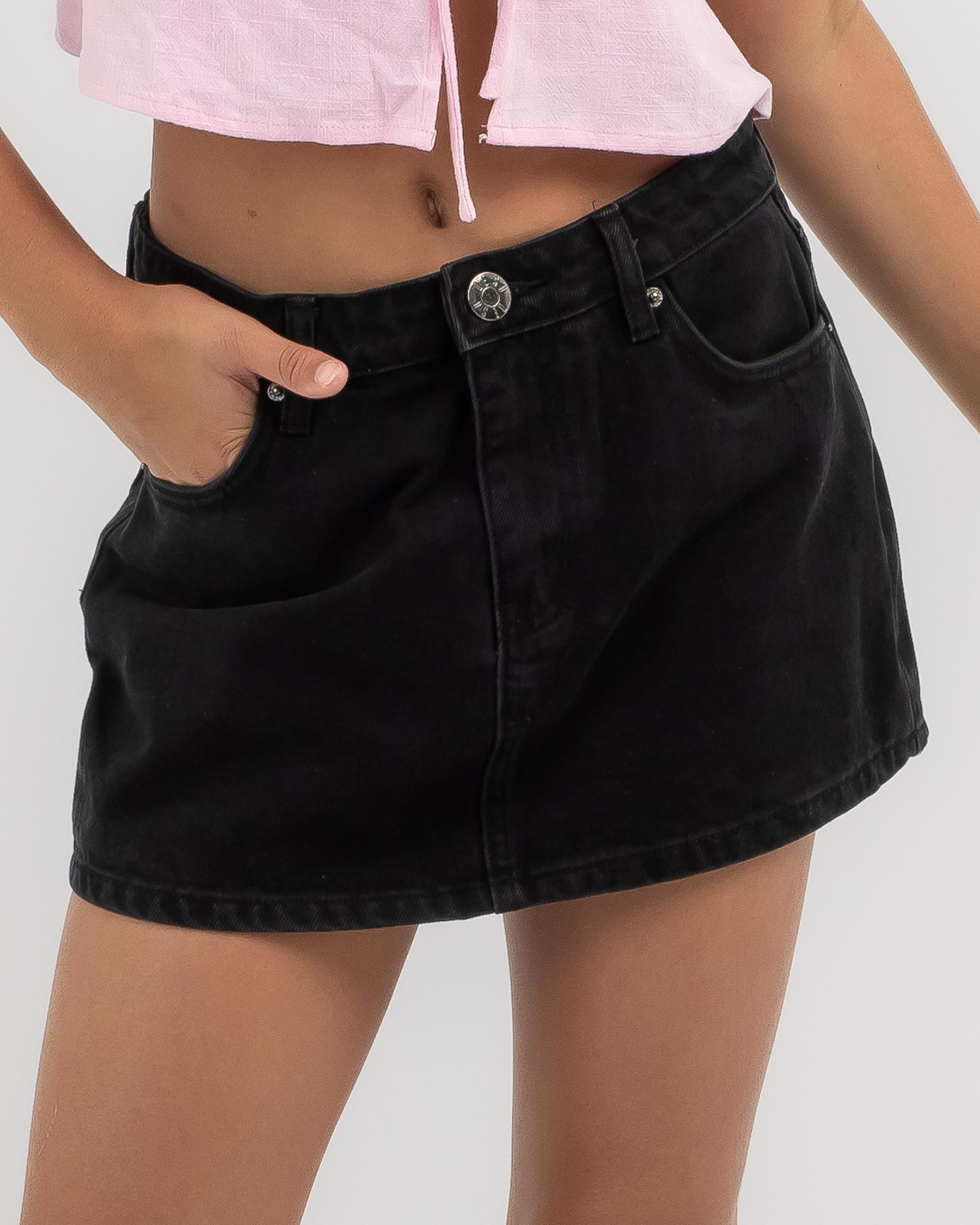 Allegra Denim Skort