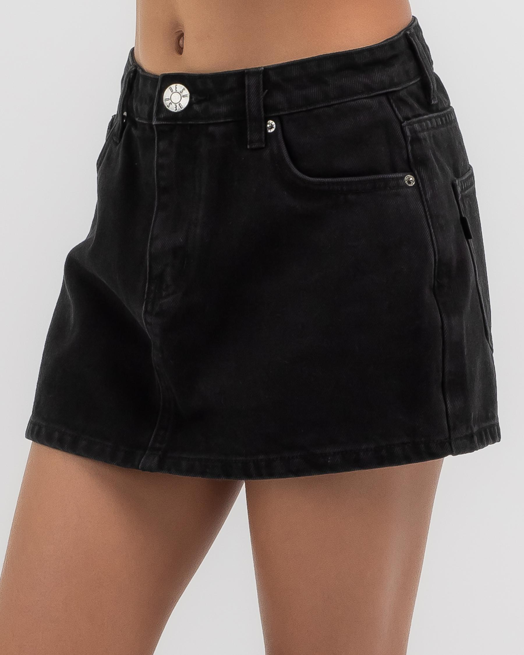 Allegra Denim Skort
