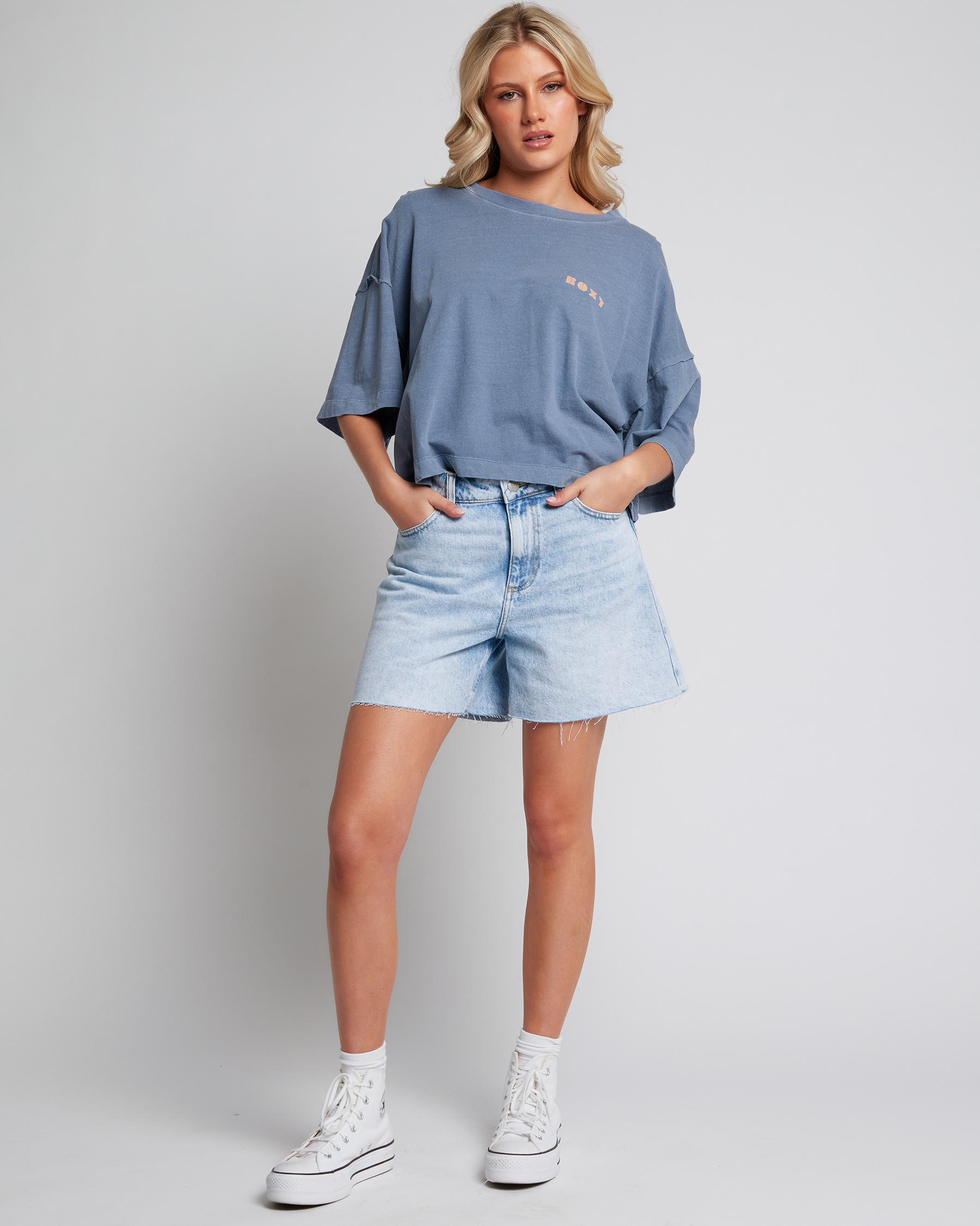 Morning Splendour Denim Shorts
