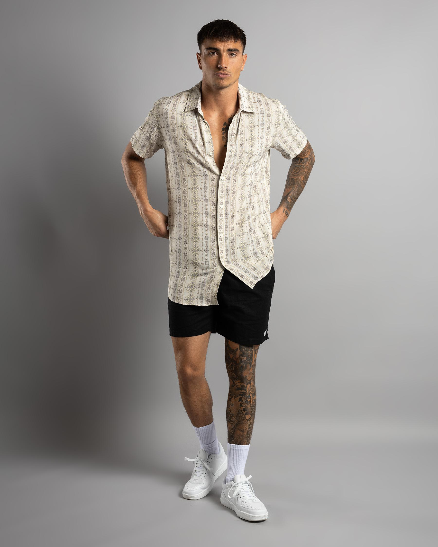 Linear Short Sleeve Shirt