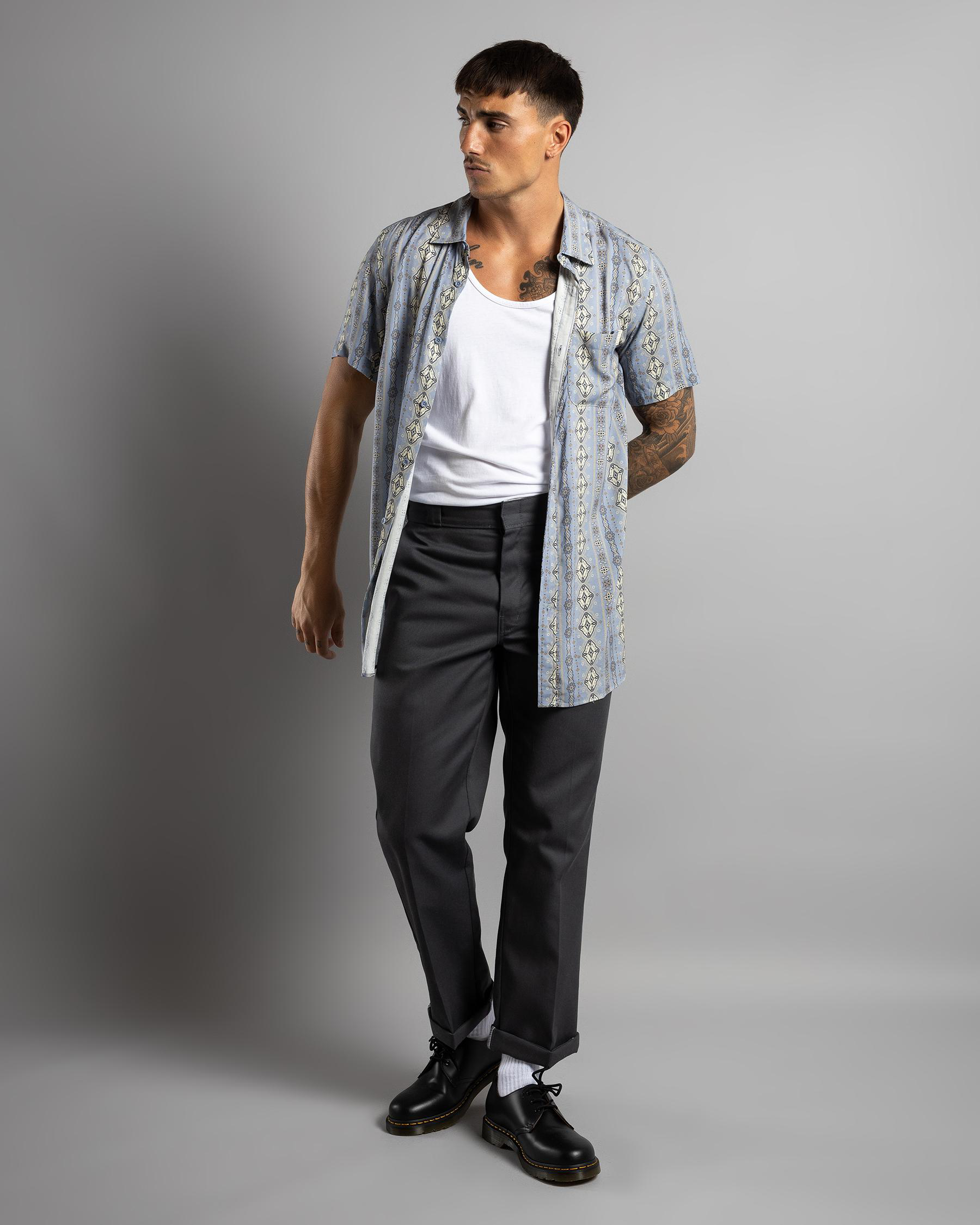 Linear Short Sleeve Shirt