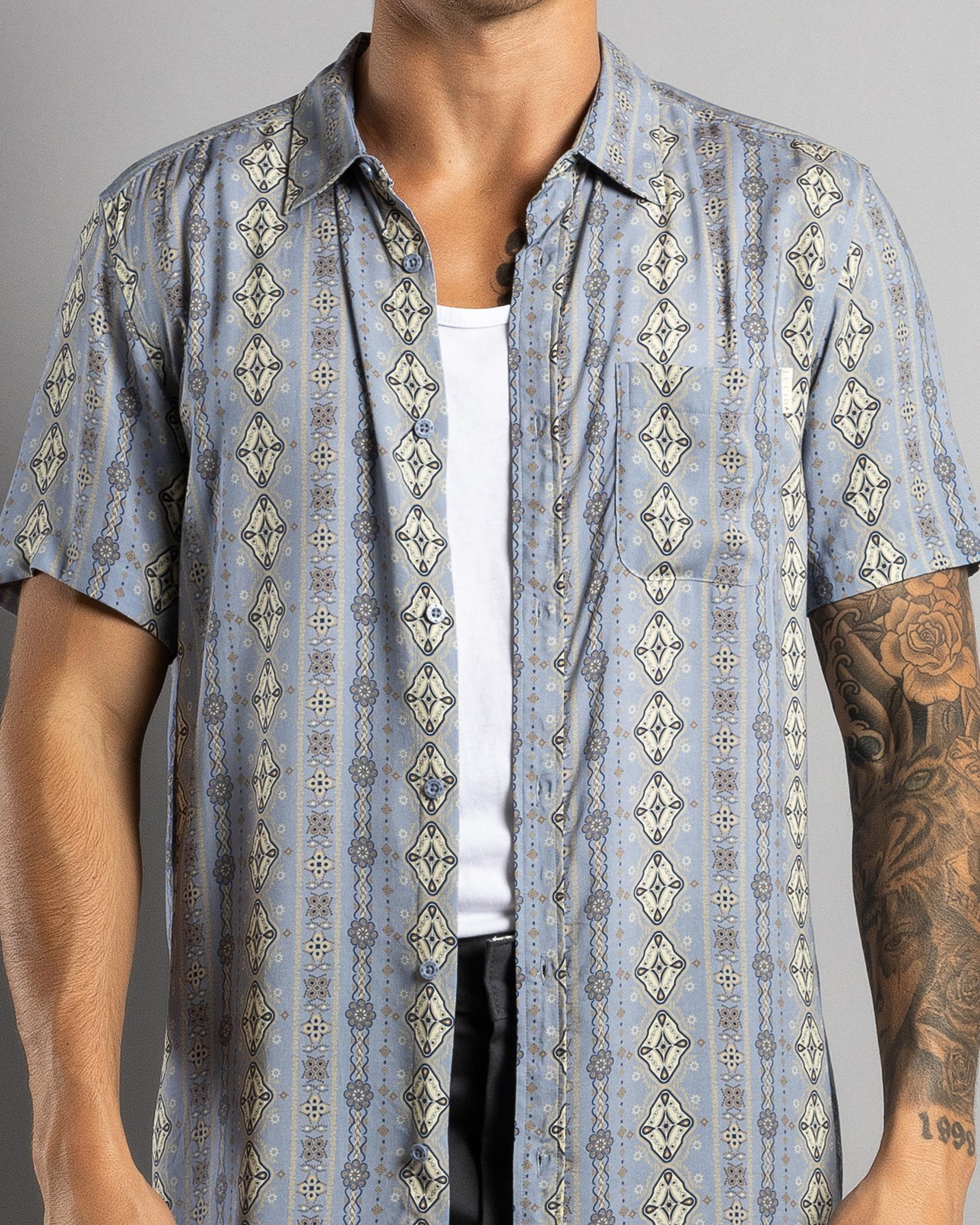 Linear Short Sleeve Shirt