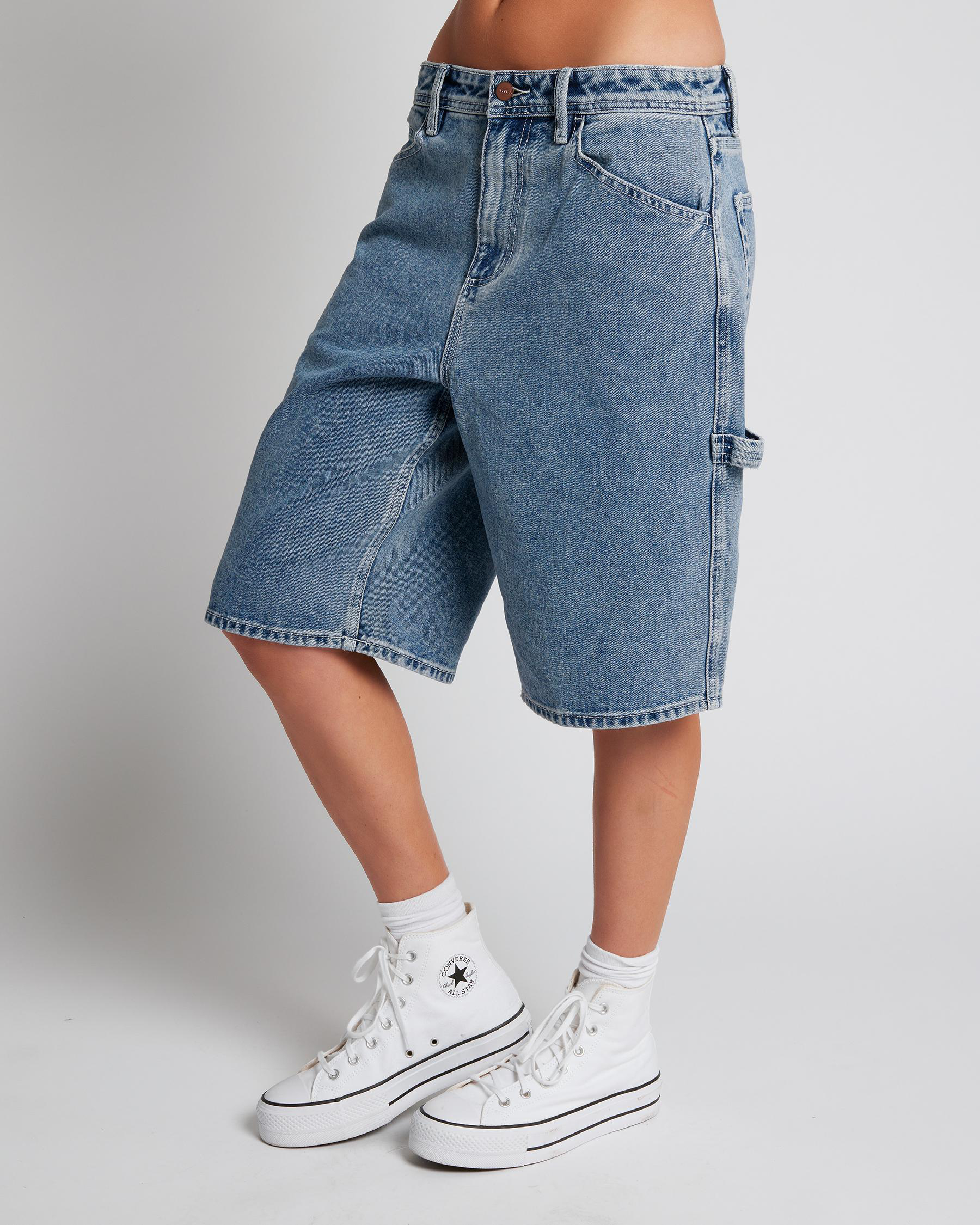 Chainmail Denim Shorts