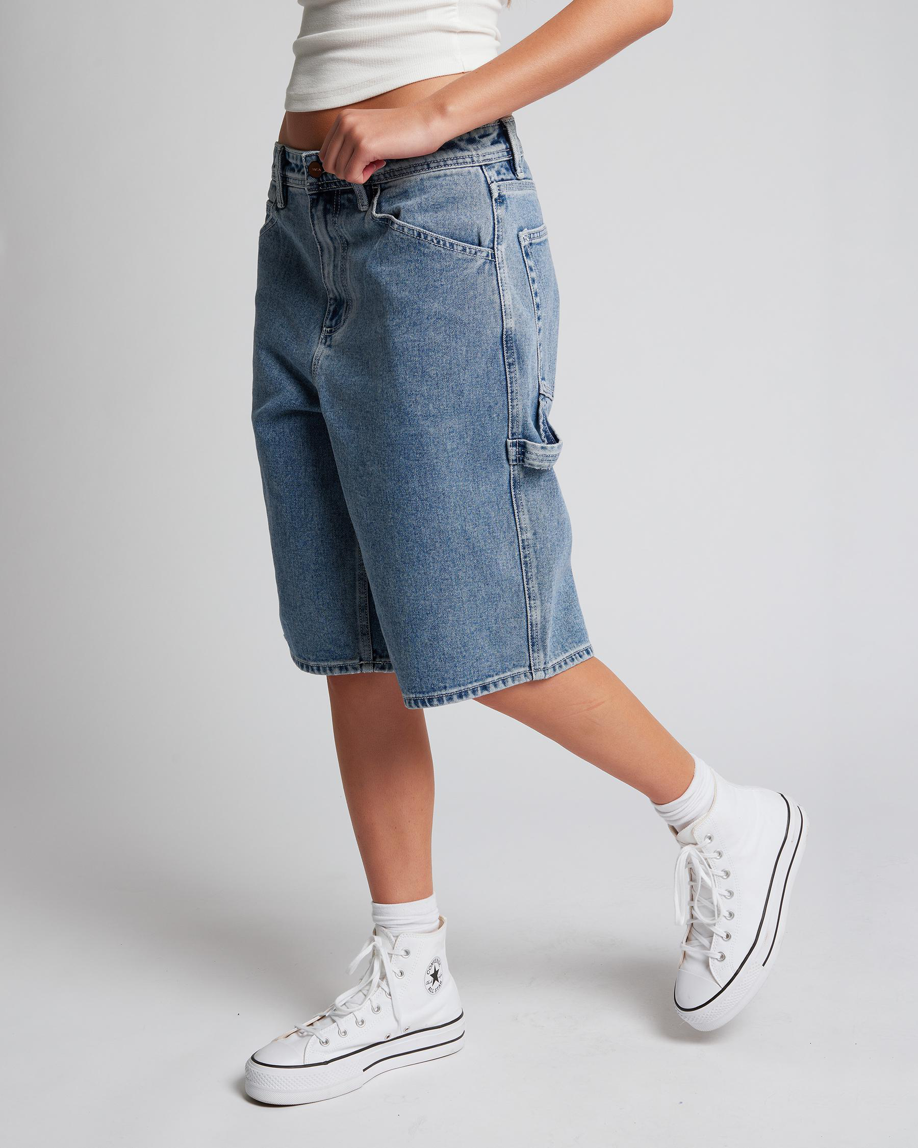 Chainmail Denim Shorts