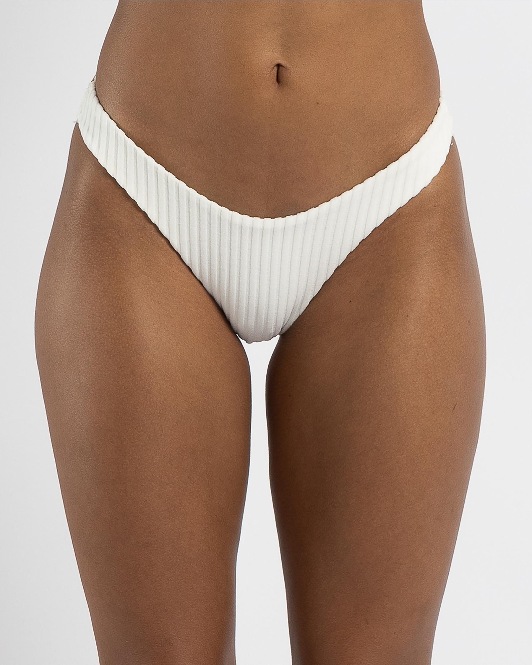 Terry Rib Hike Bikini Bottom