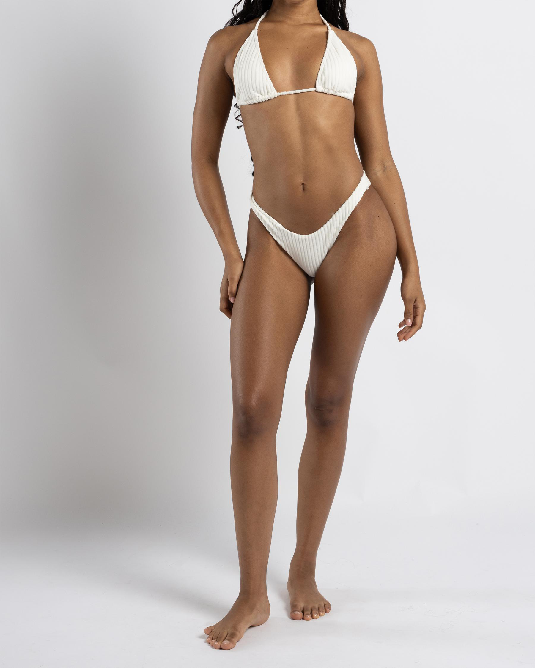 Terry Rib Hike Bikini Bottom