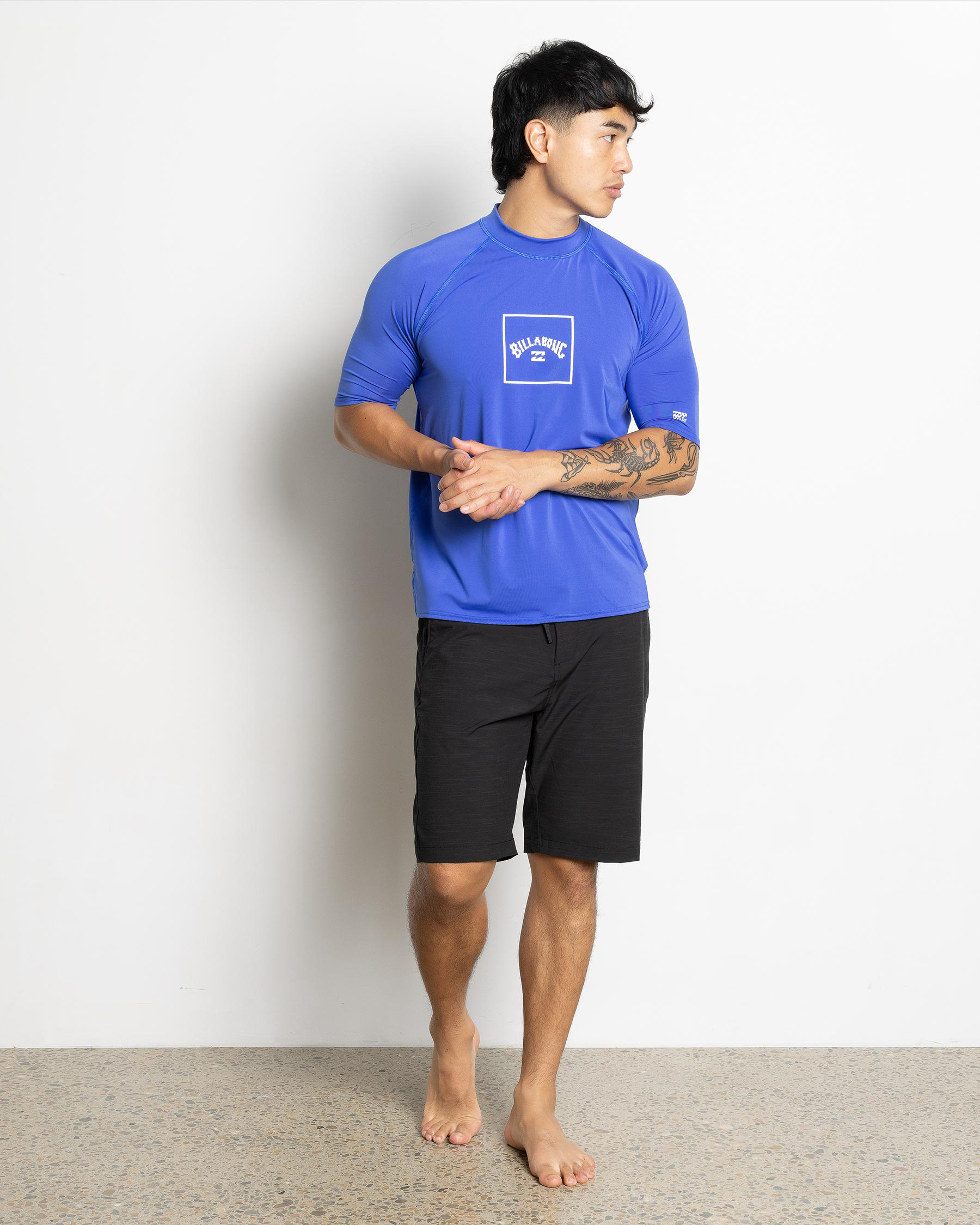 Boxed Arch Short Sleeve Rash Vest