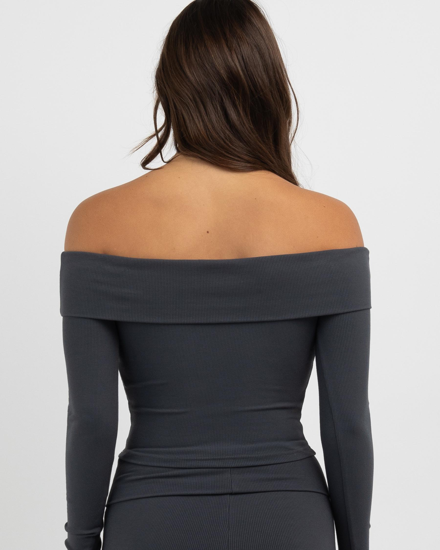 Bella Off Shoulder Long Sleeve Top