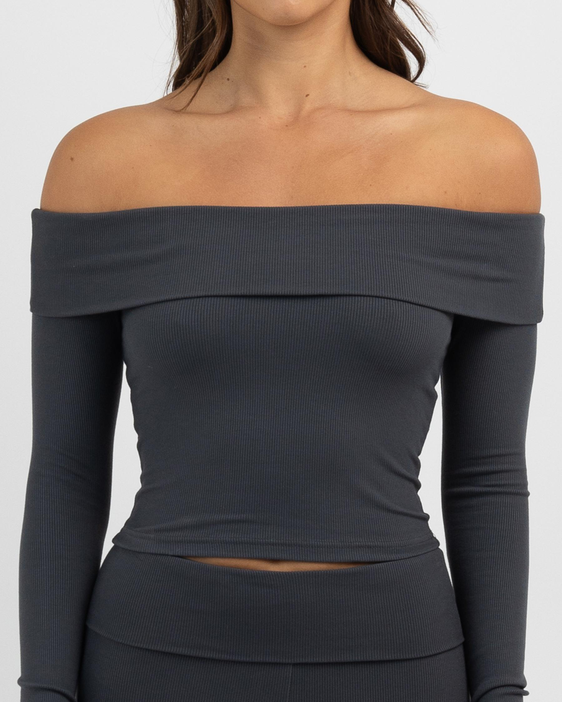 Bella Off Shoulder Long Sleeve Top
