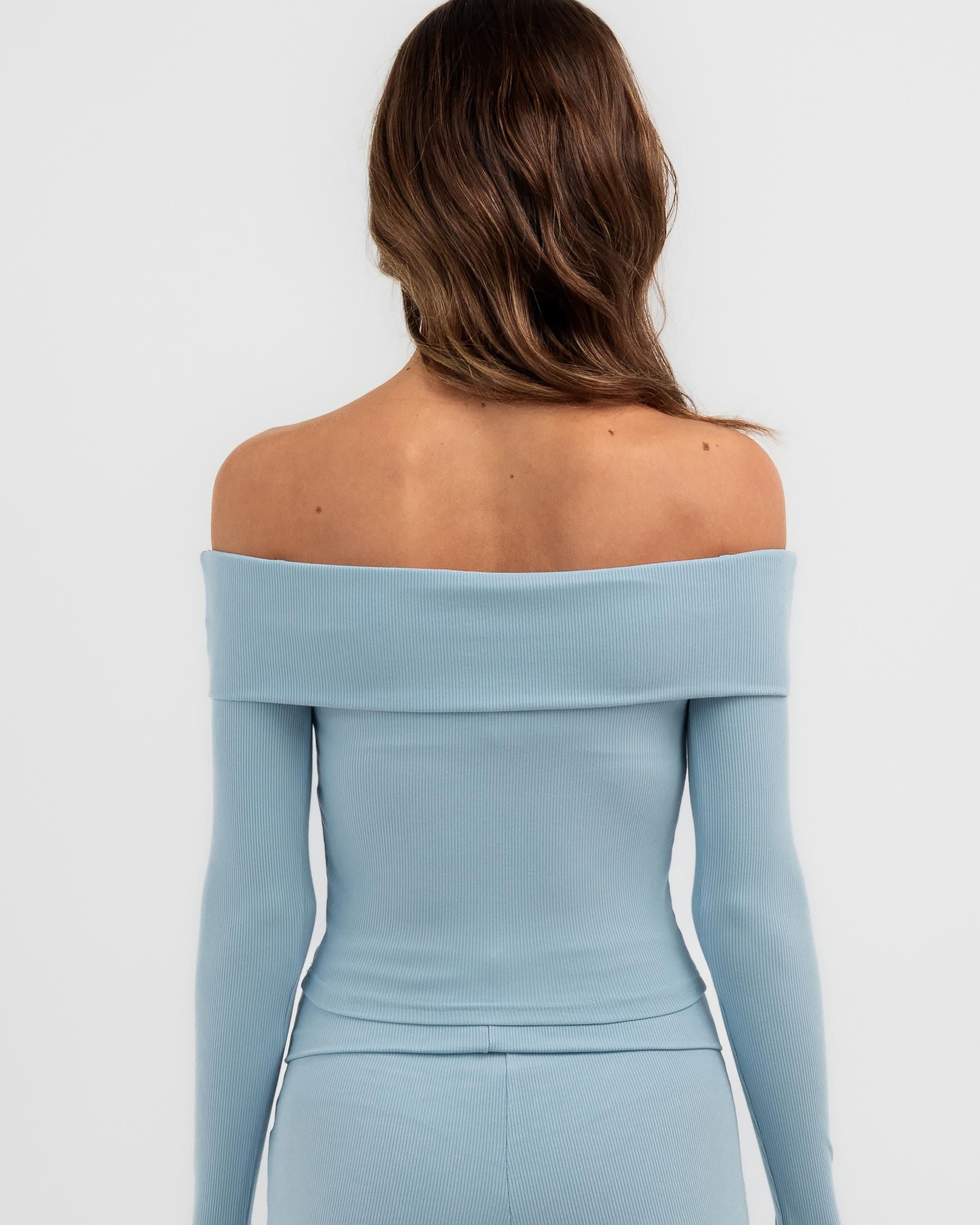 Bella Off Shoulder Long Sleeve Top