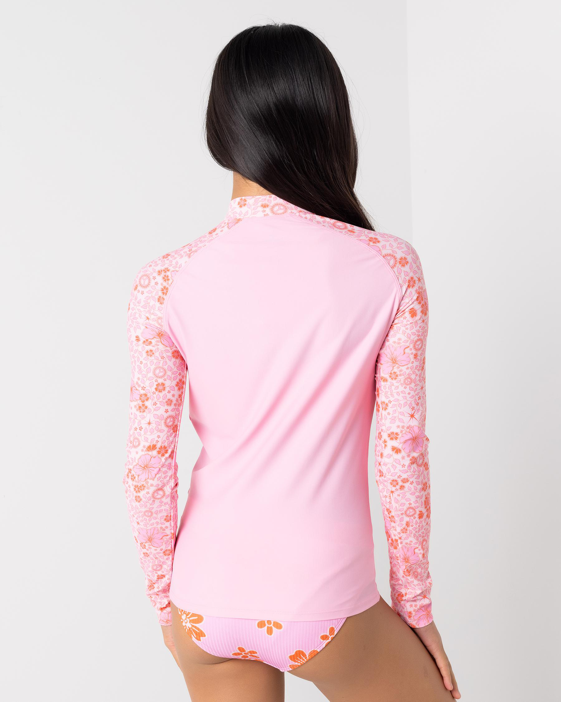 Summer Long Sleeve Zip Rash Vest