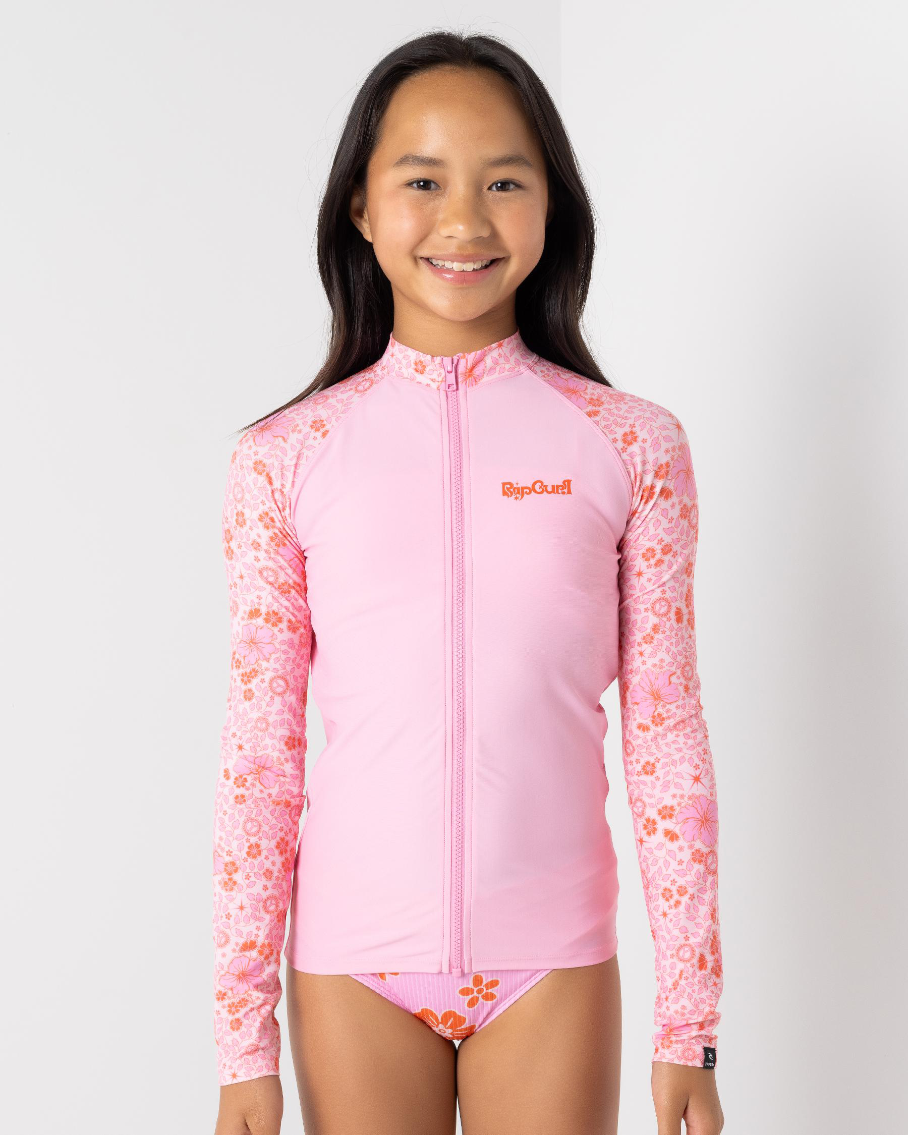 Summer Long Sleeve Zip Rash Vest
