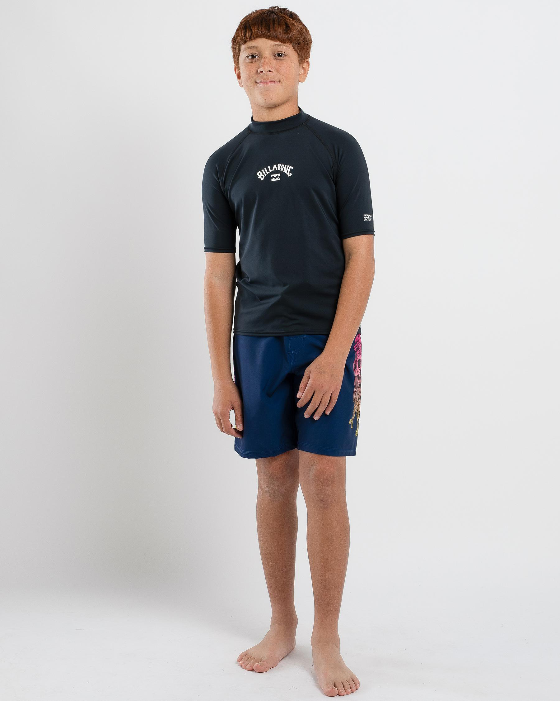 All Day Arch Short Sleeve Rash Vest
