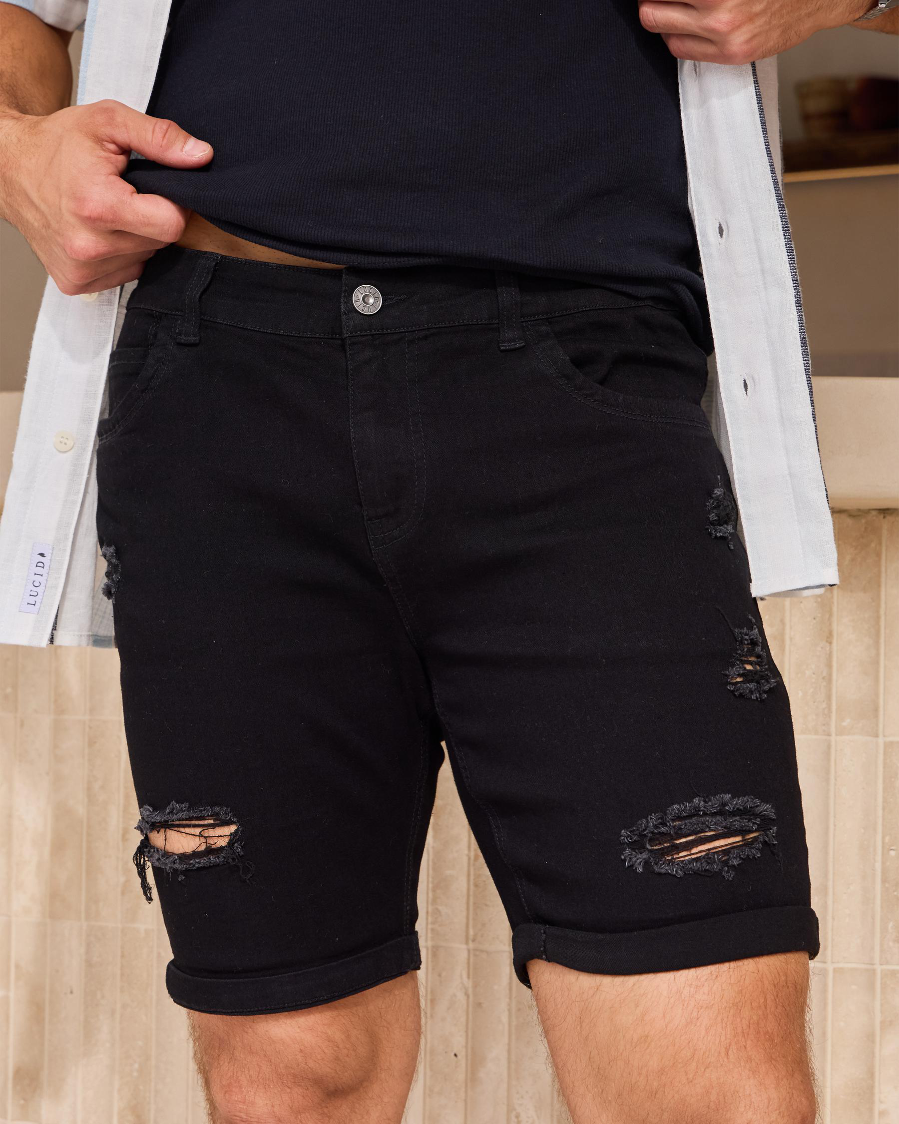 Trapper Denim Walk Shorts