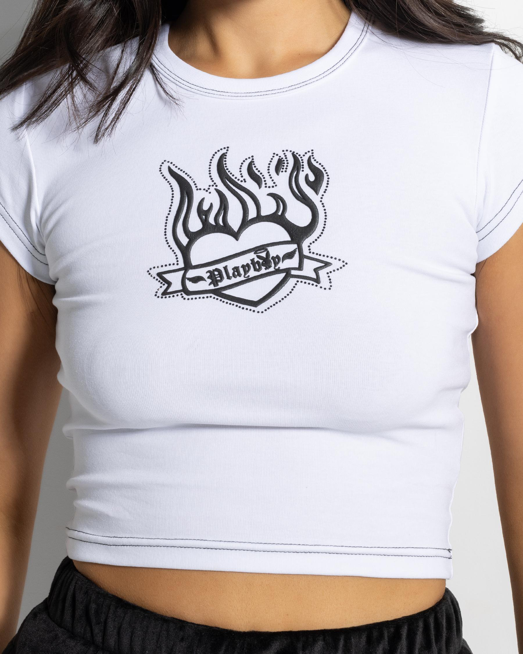 Fire Heart Baby Tee