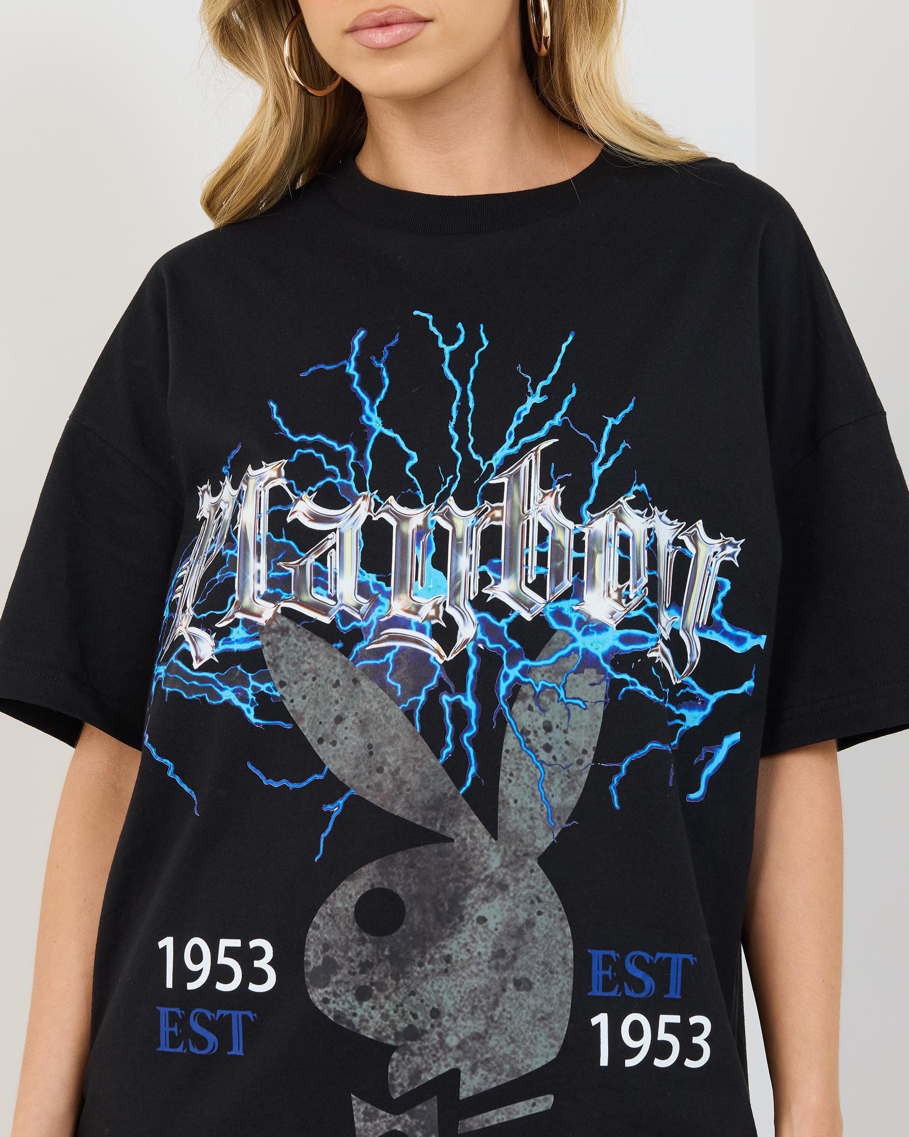 Gothic Bunny Oversized T-Shirt