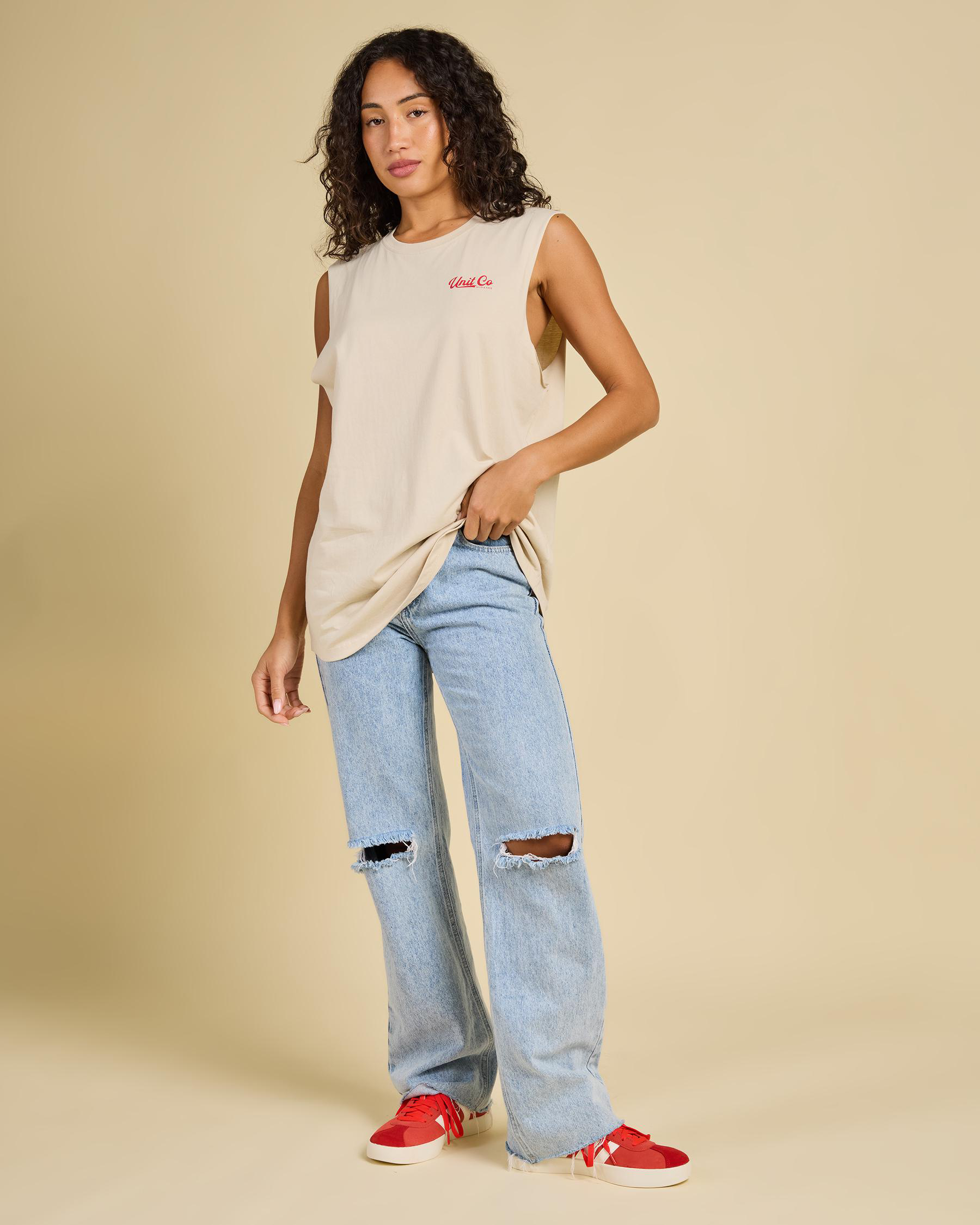 Good Vibes Regular Fit Tank Top