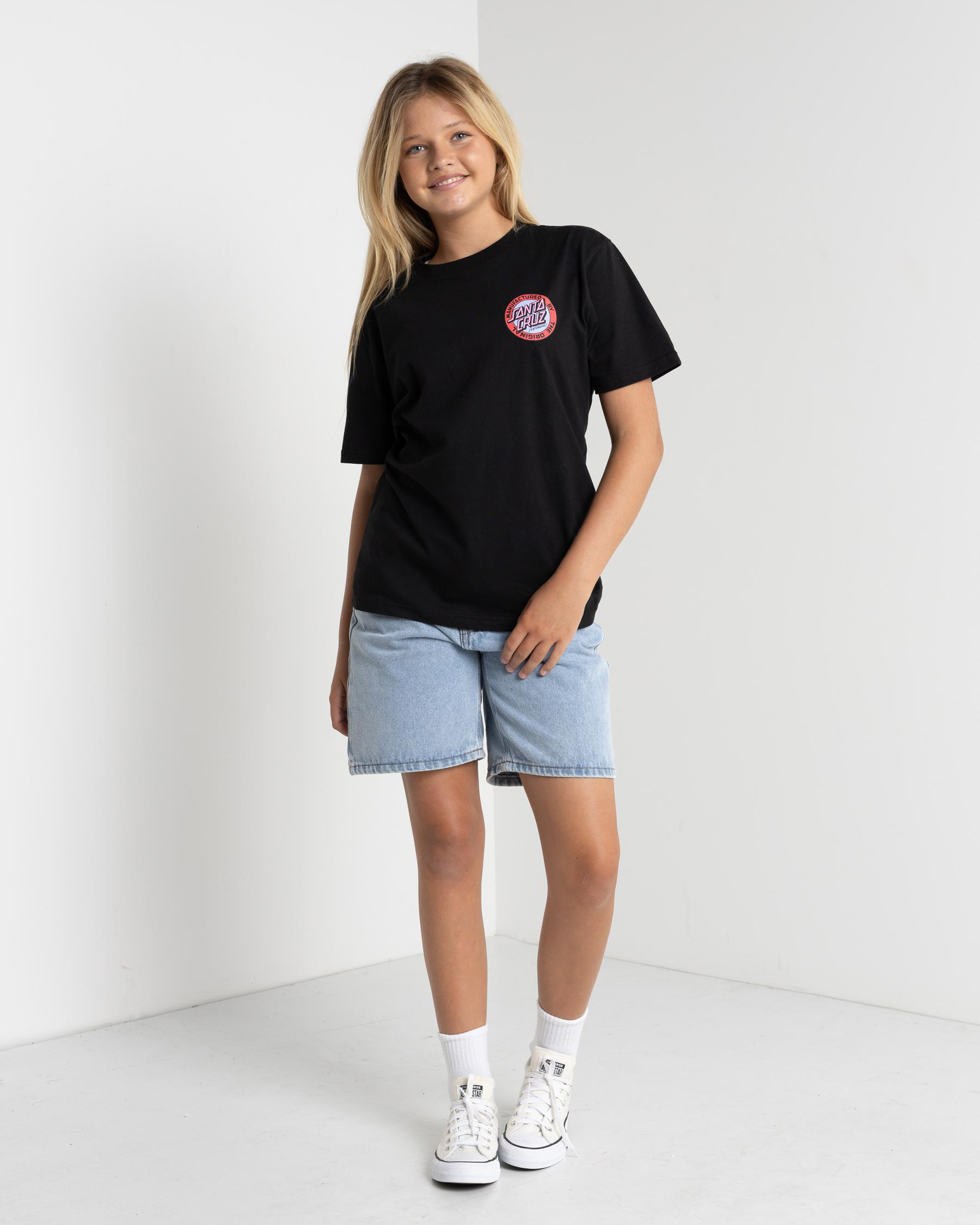 Girl's MFG Retro Dot Reverse T-Shirt
