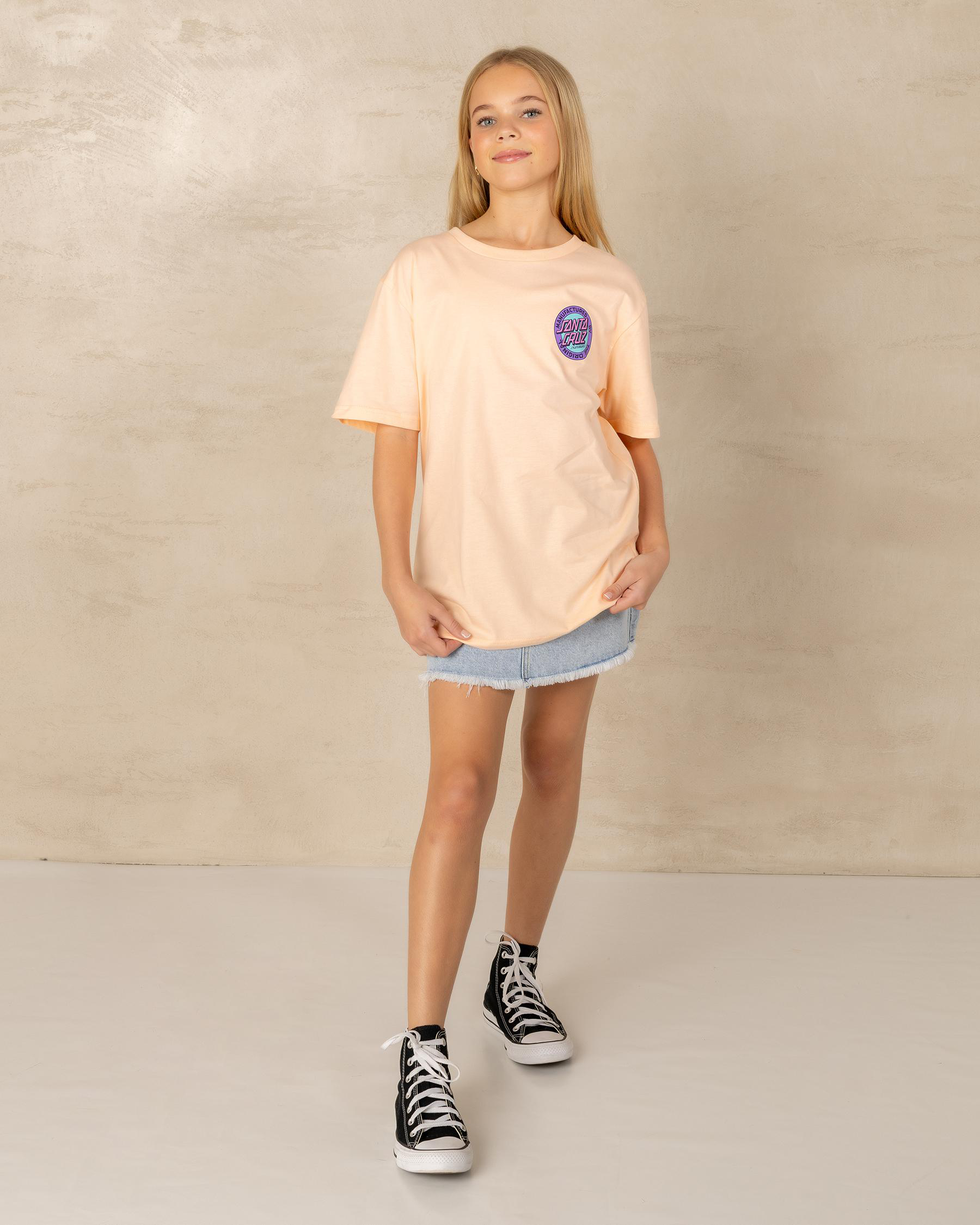 Girl's MFG Retro Dot Reverse T-Shirt