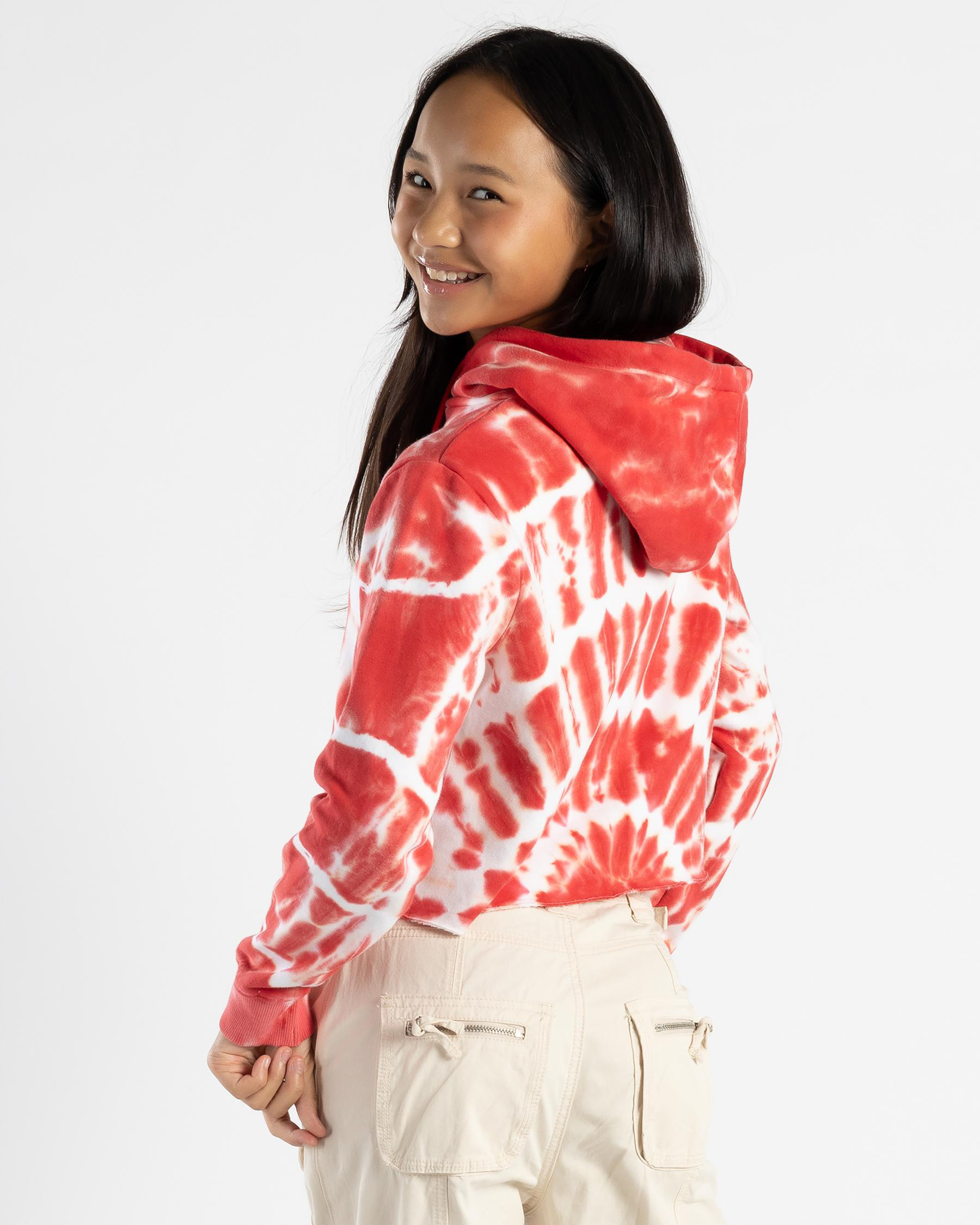 Girl's SC Tropic Strip Front Hoodie