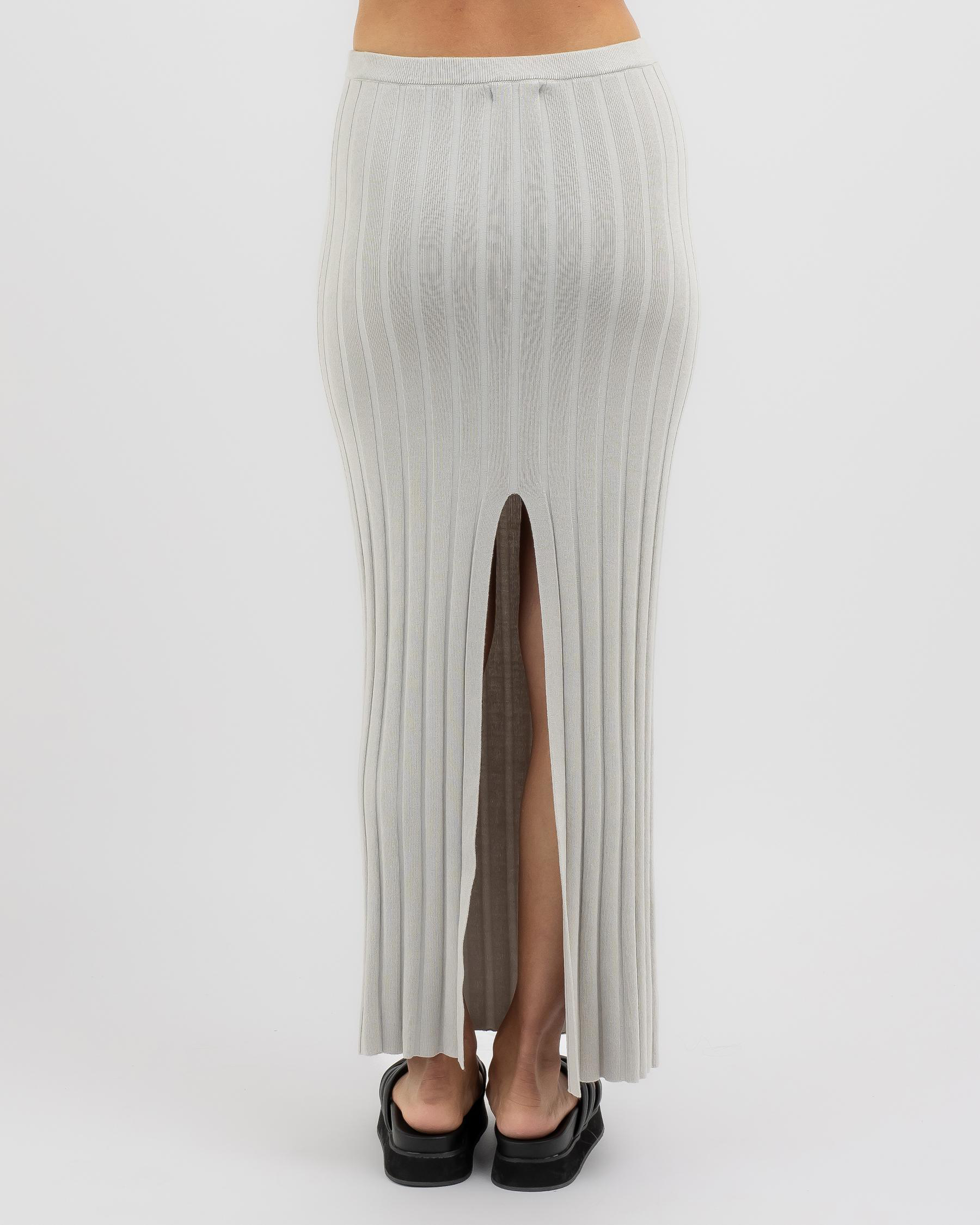 Naomi Rib Maxi Skirt