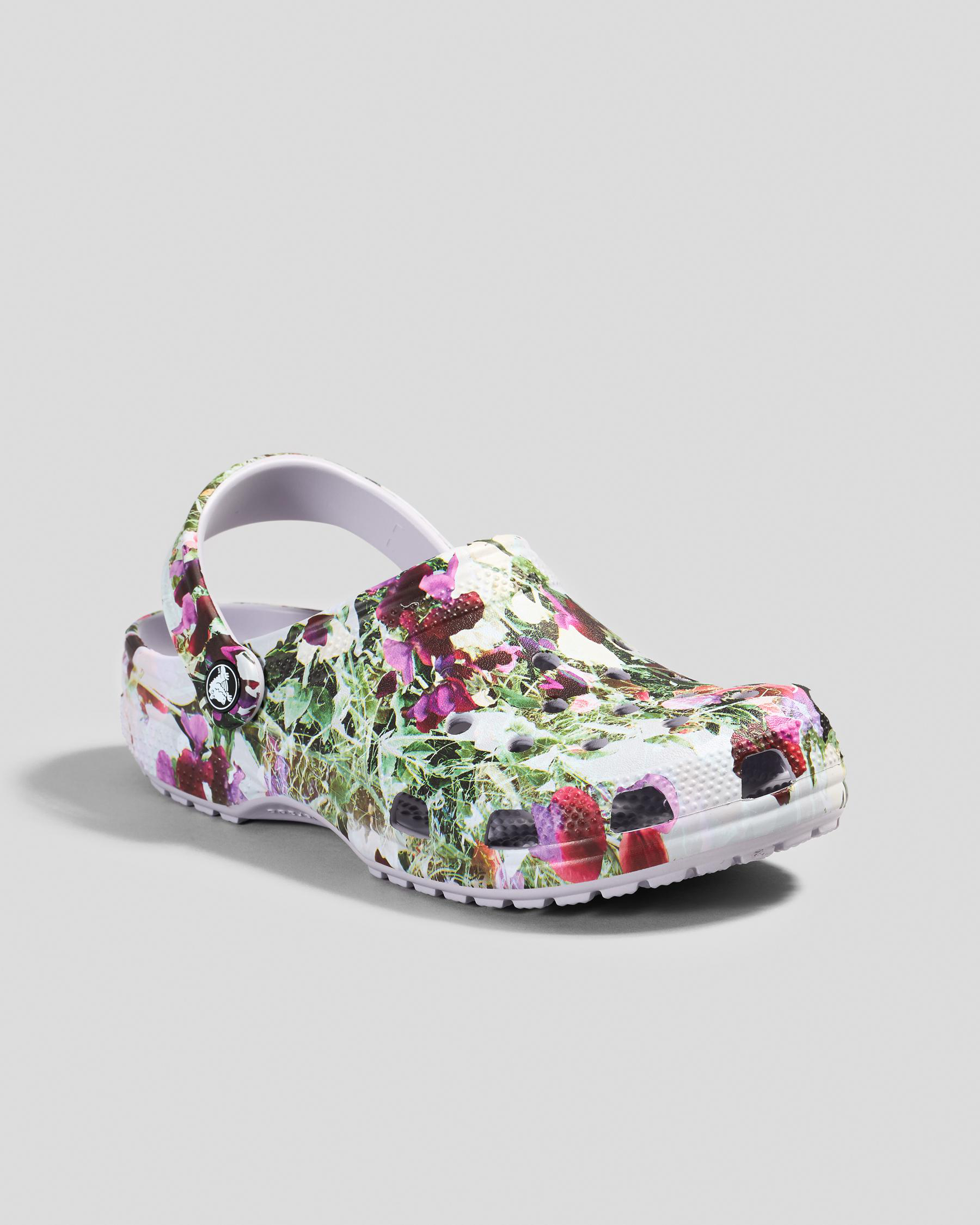 Classic Floral Print Clogs