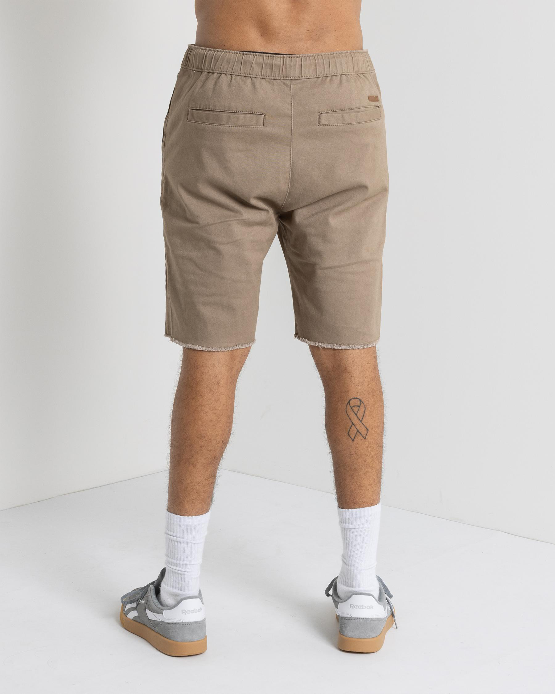 Fraction Elastic Waist Shorts