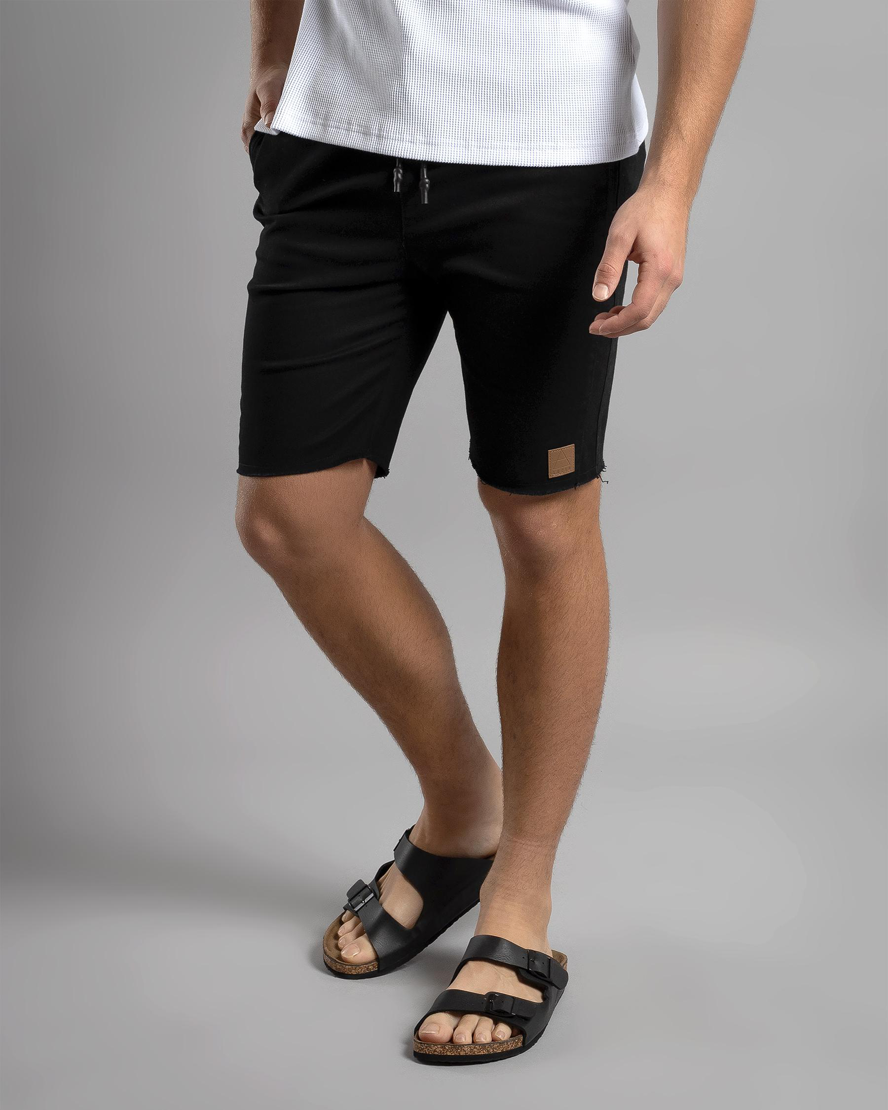 Fraction Elastic Waist Shorts
