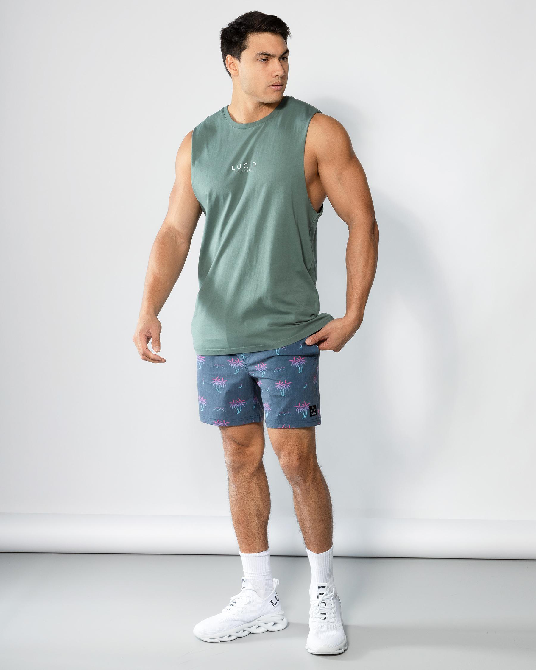 Gale Elastic Waist Shorts
