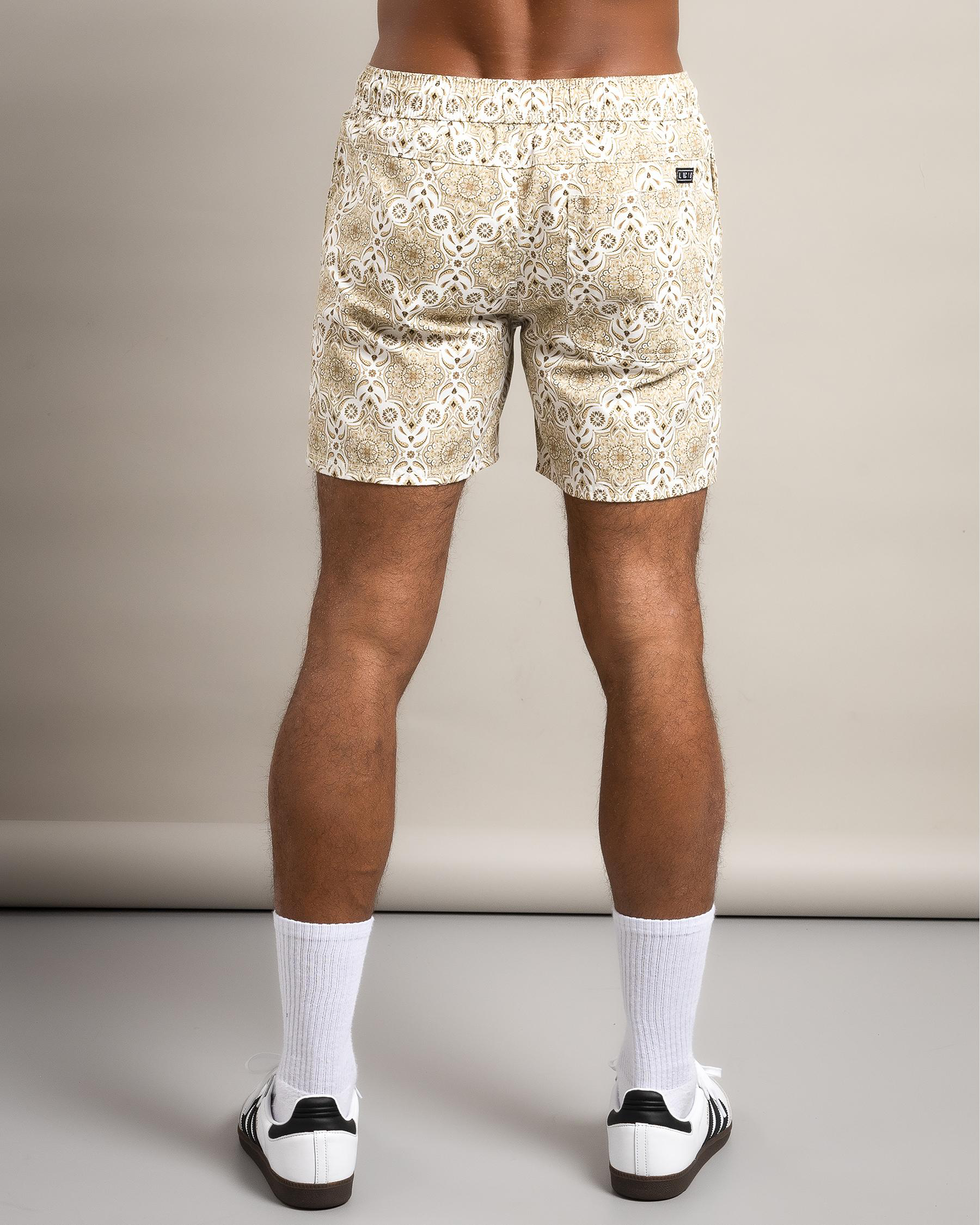 Ratio Elastic Waist Shorts
