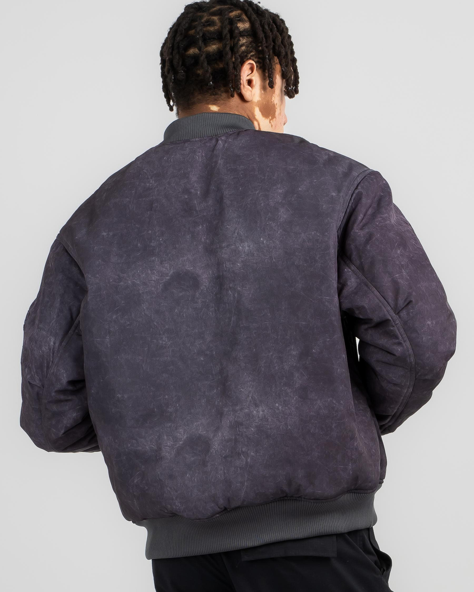 Dyed Nylon Bomber Jacket