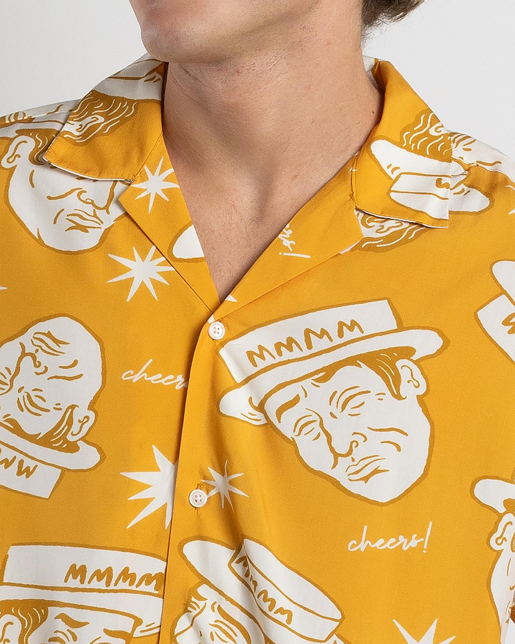 Gilded Mango Party Short Sleeve Shirt