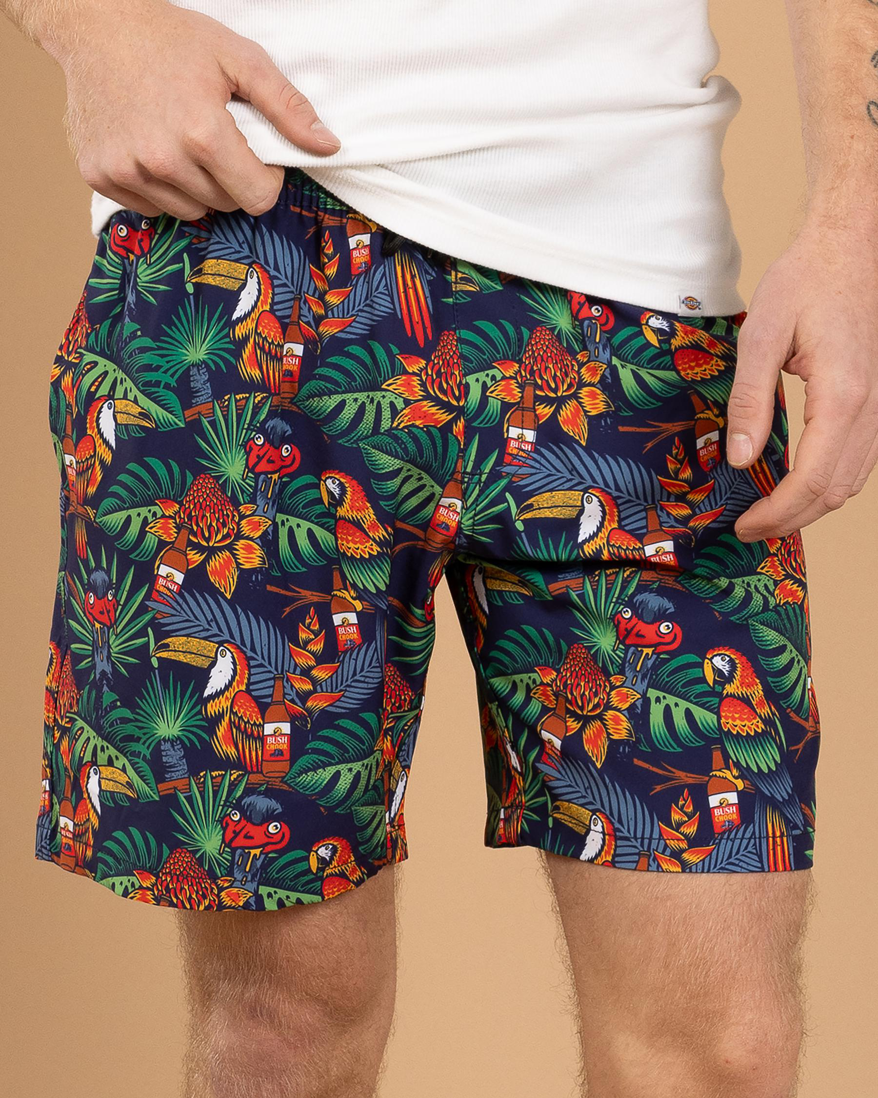 Chooked Out Beach Shorts