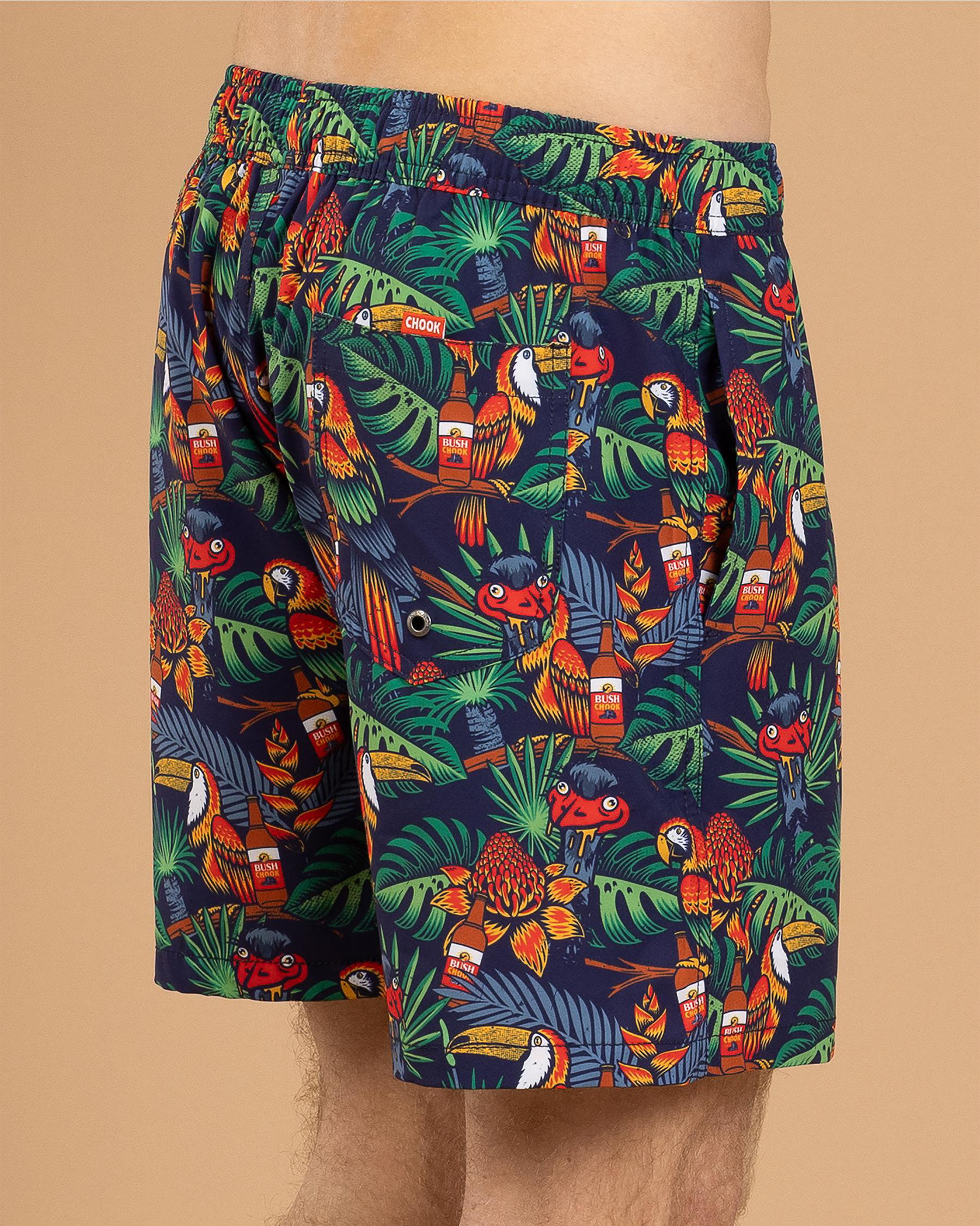 Chooked Out Beach Shorts