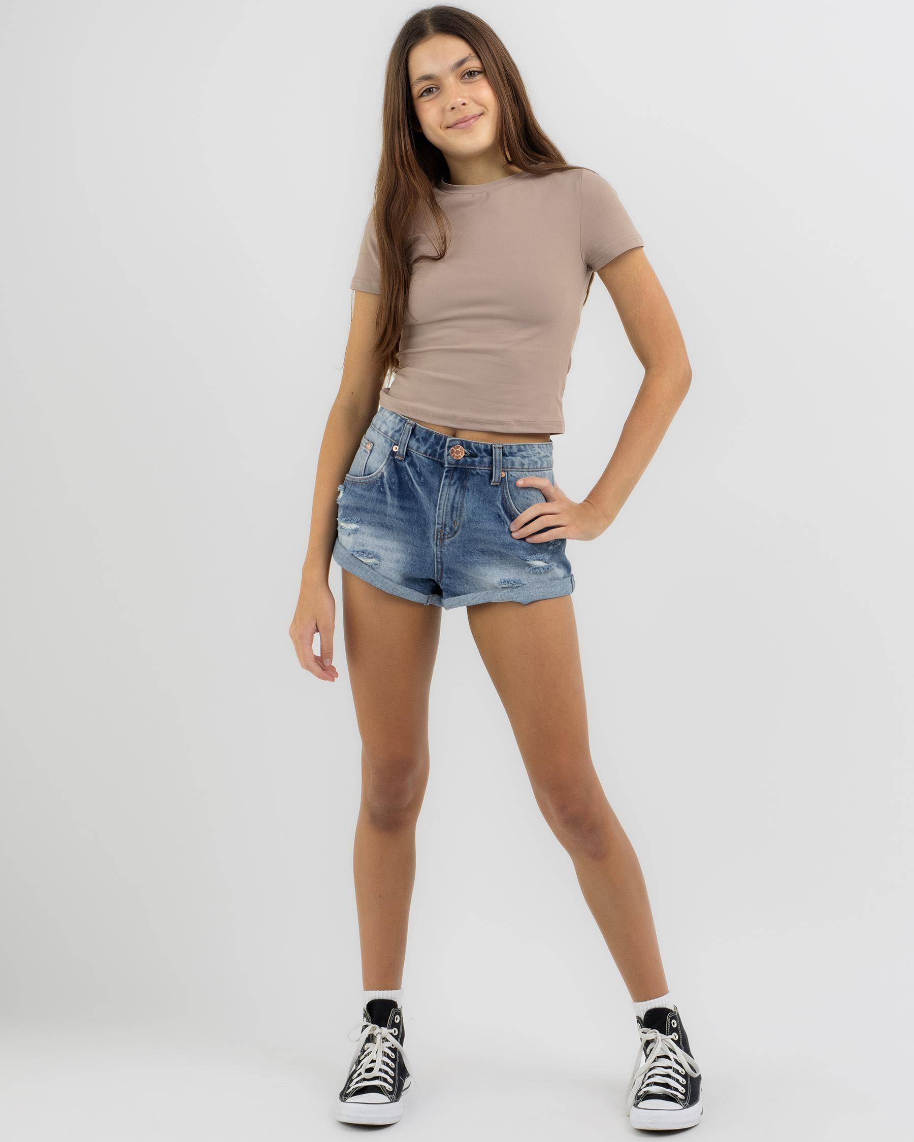 Stevie Micro Denim Shorts