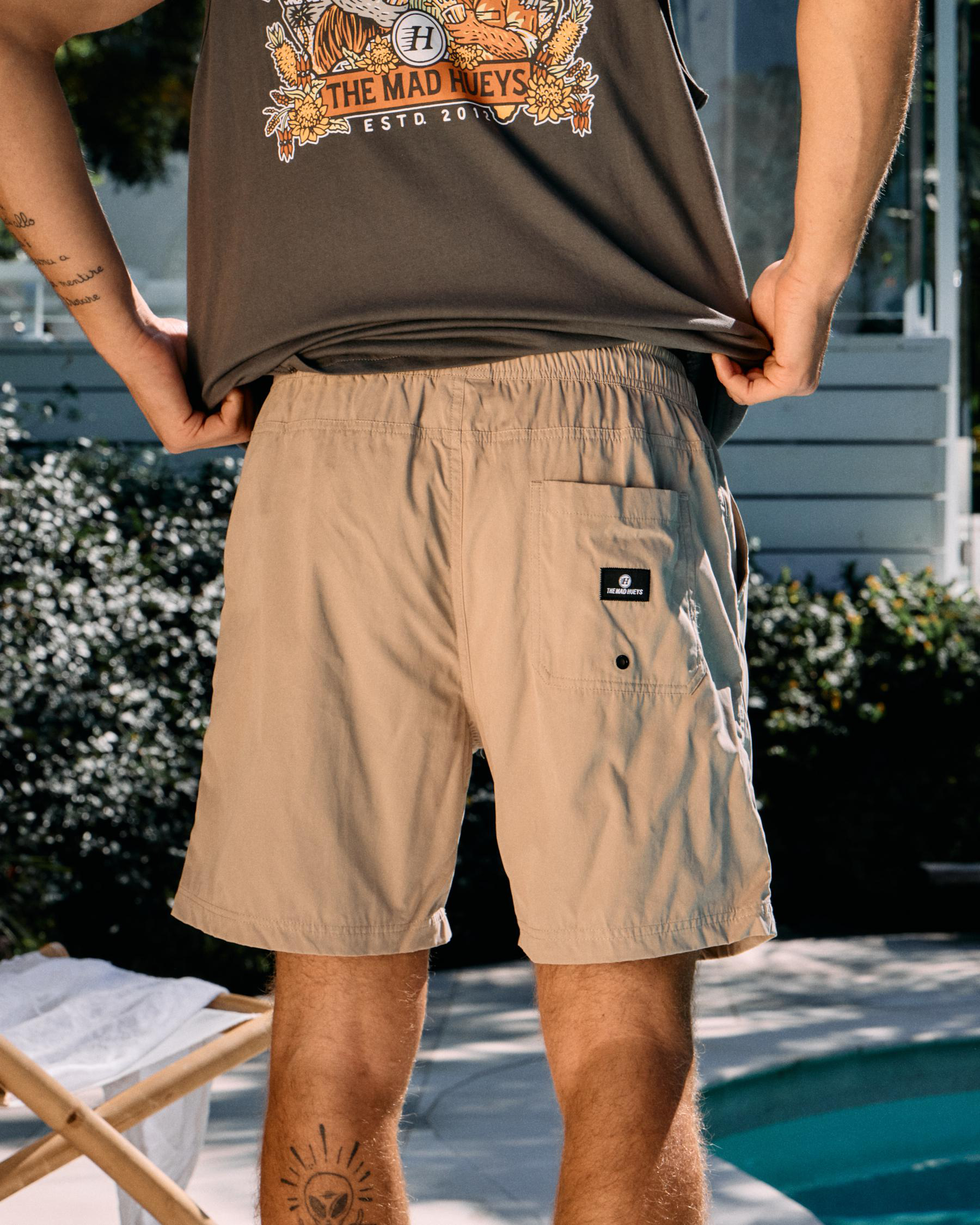 Skull Anchor Volley Shorts