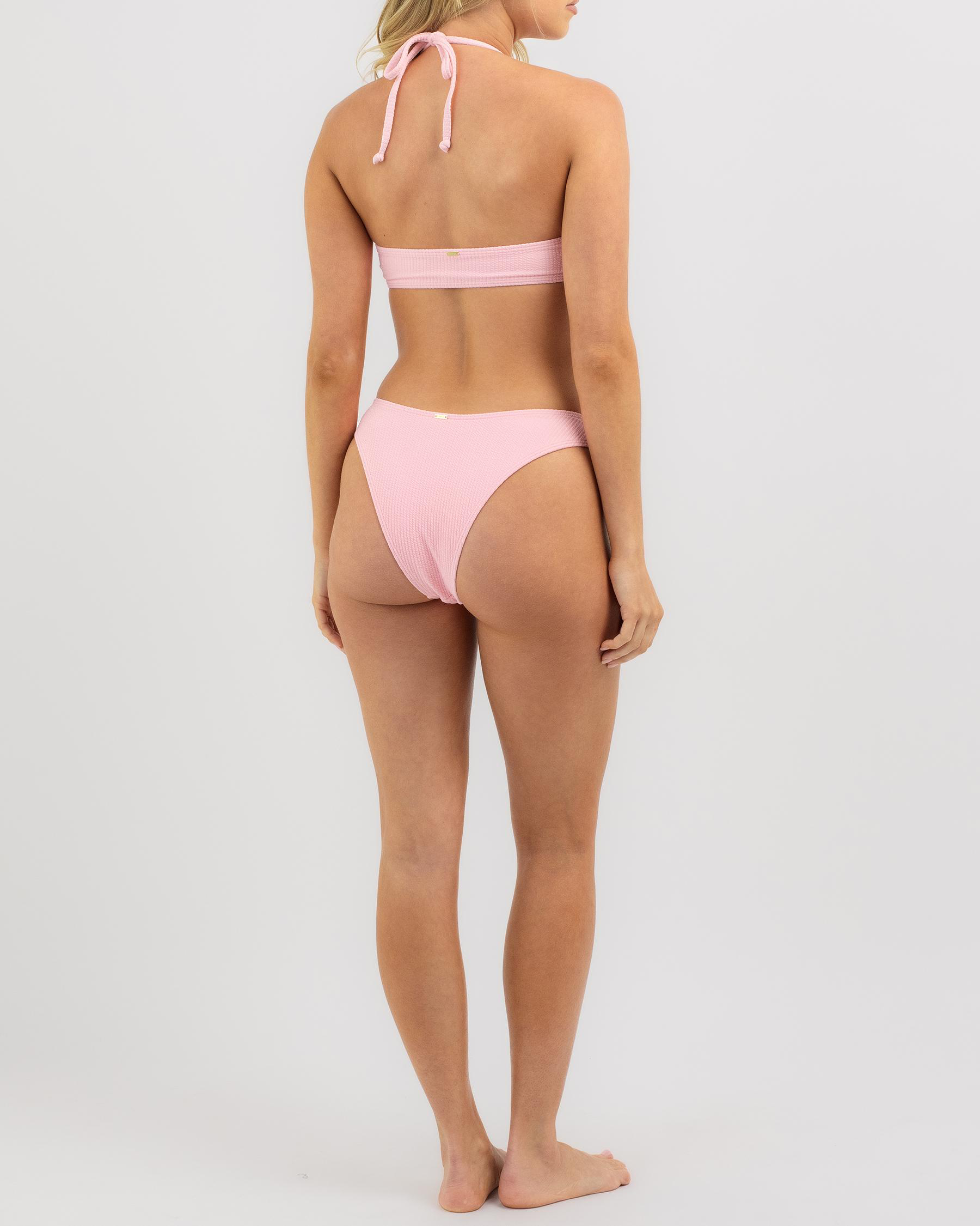 Heart High Cut Bikini Bottom