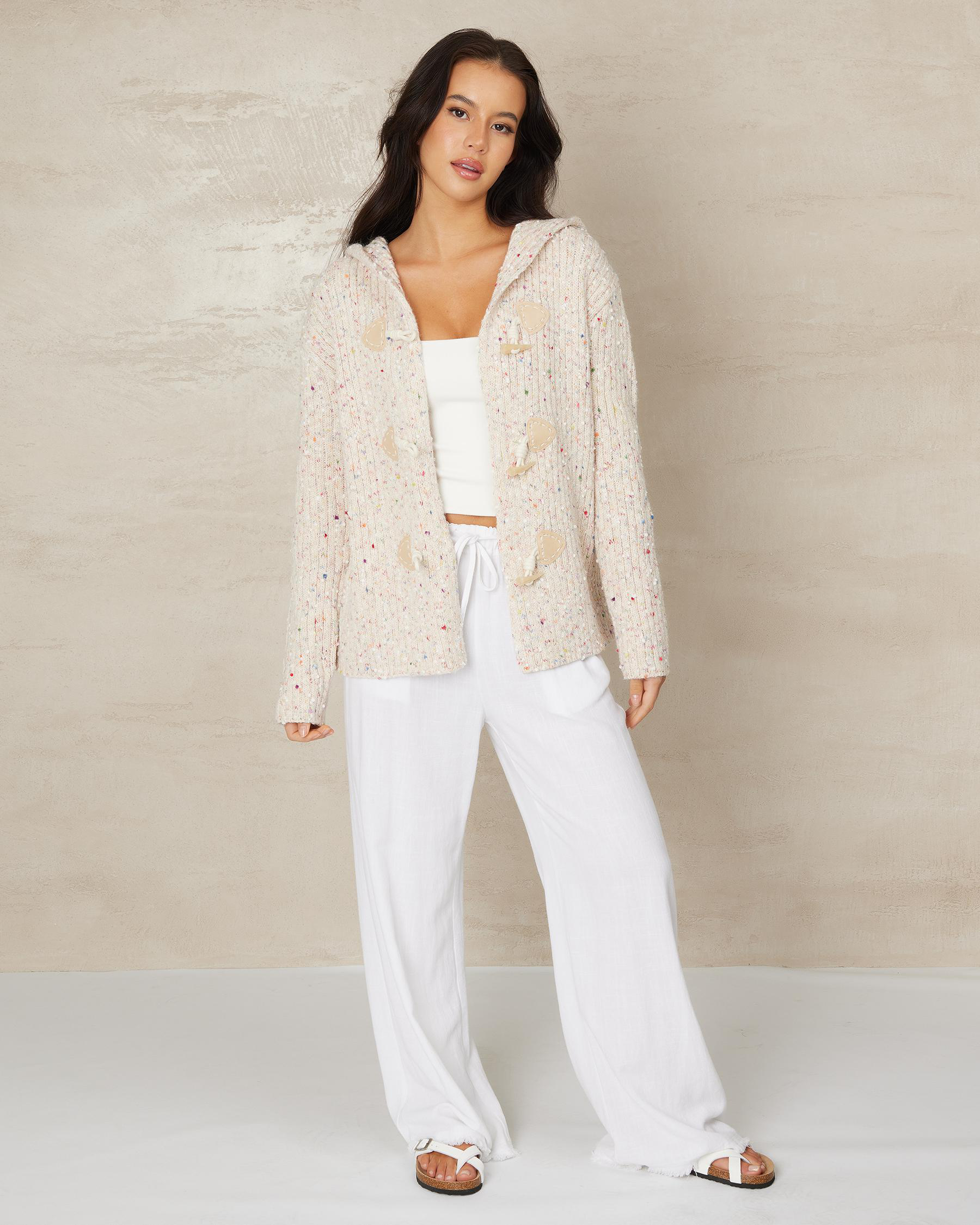 Sam Hooded Knit Cardigan