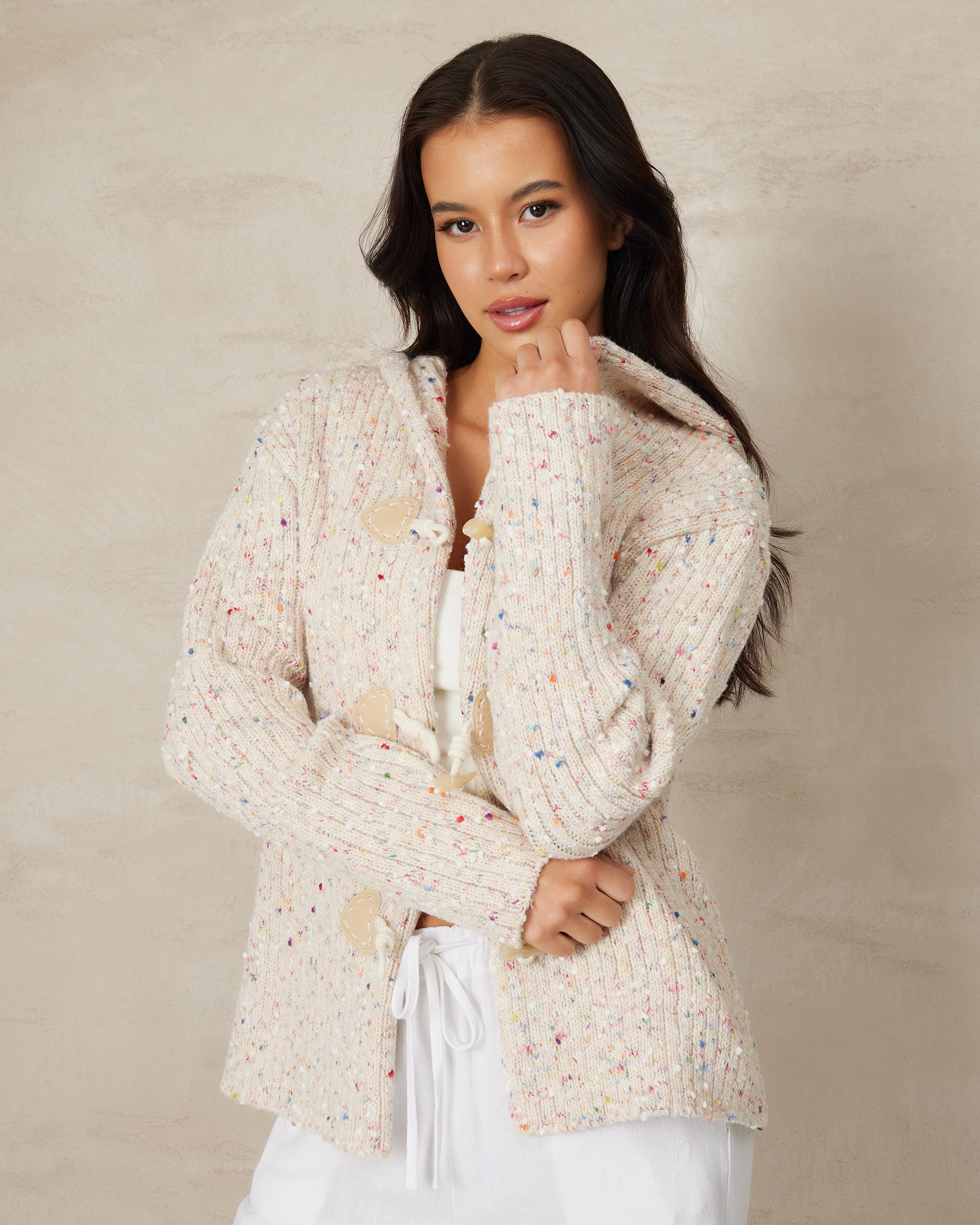 Sam Hooded Knit Cardigan